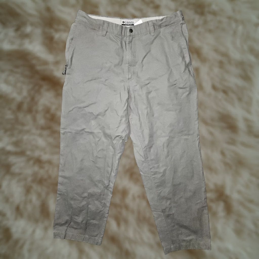 Vintage Columbia Pants Mens 36x30 Gray Utility Cargo Outdoors Hiking 100% Cotton Durable Cargo Pants Men Gray 36x30 Outdoors Workwear Hiking Classic Mens Size US 36 / EU 52 - 1 Thumbnail