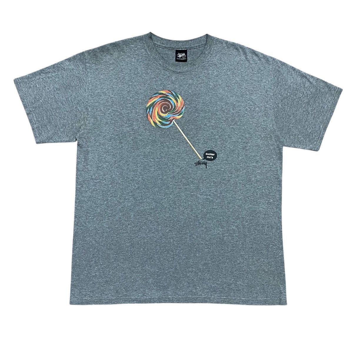 Stussy Rare‼️🔥Vintage Stussy RUN D.M.C. Sucker MC's Lollipop Print Size US L / EU 52-54 / 3 - 1 Thumbnail
