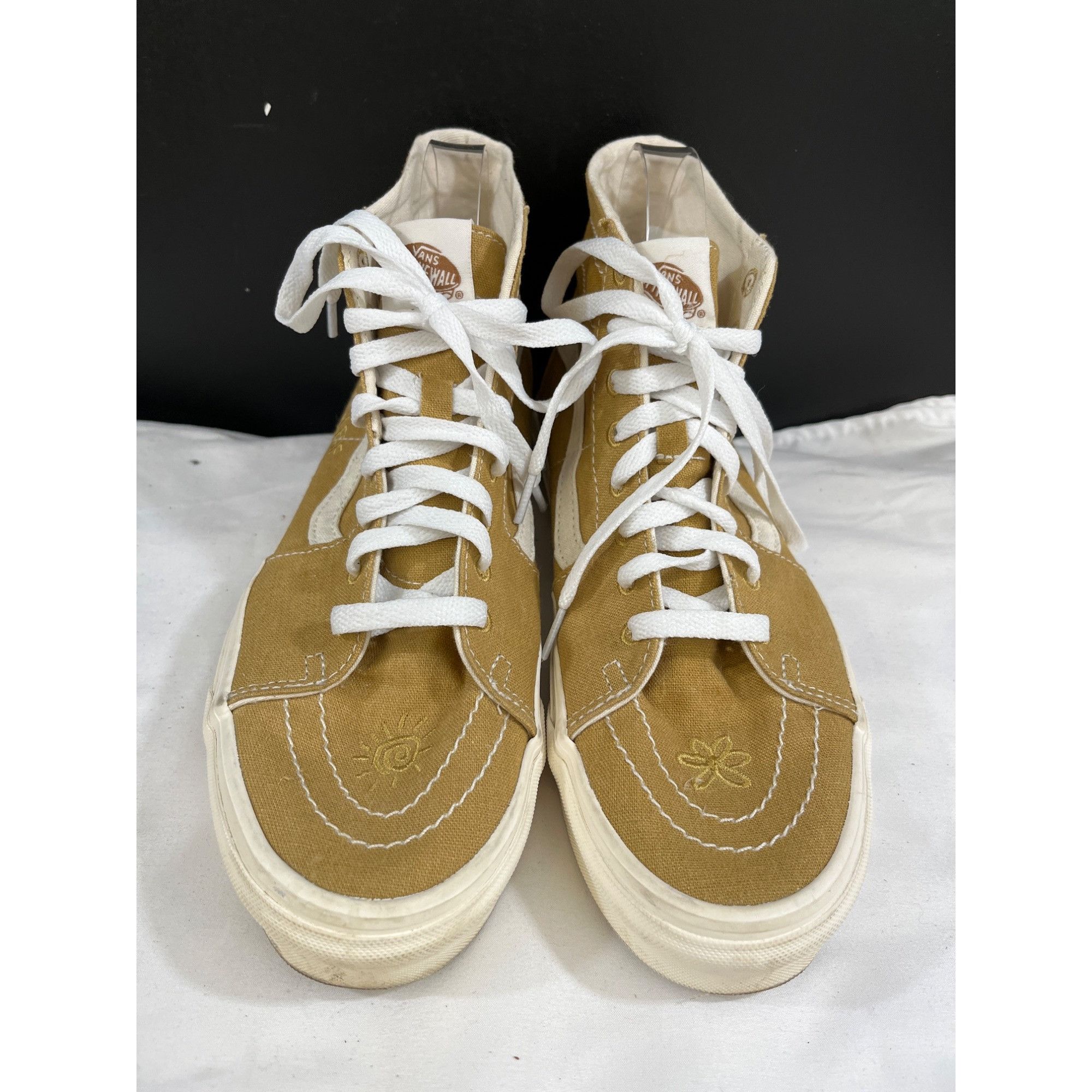 Vans Van Unisex Tan High-top Casual Sneakers Size M8/W9.5 SKU 621 Size US 9.5 / IT 39.5 - 2 Thumbnail