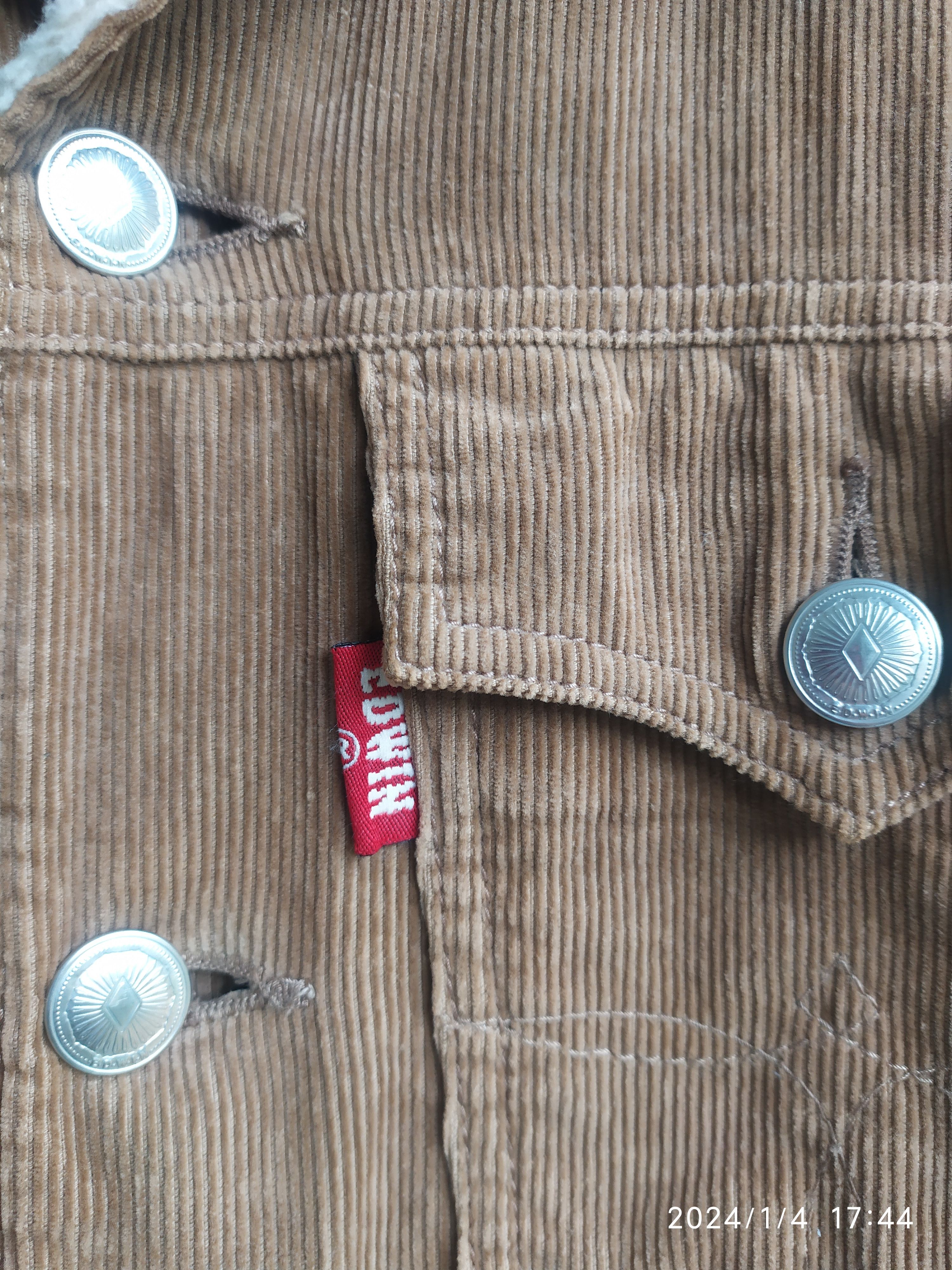 Edwin 🔥EDWIN Corduroy Trucker Sherpa Jacket🔥 Size US M / EU 48-50 / 2 - 5 Thumbnail