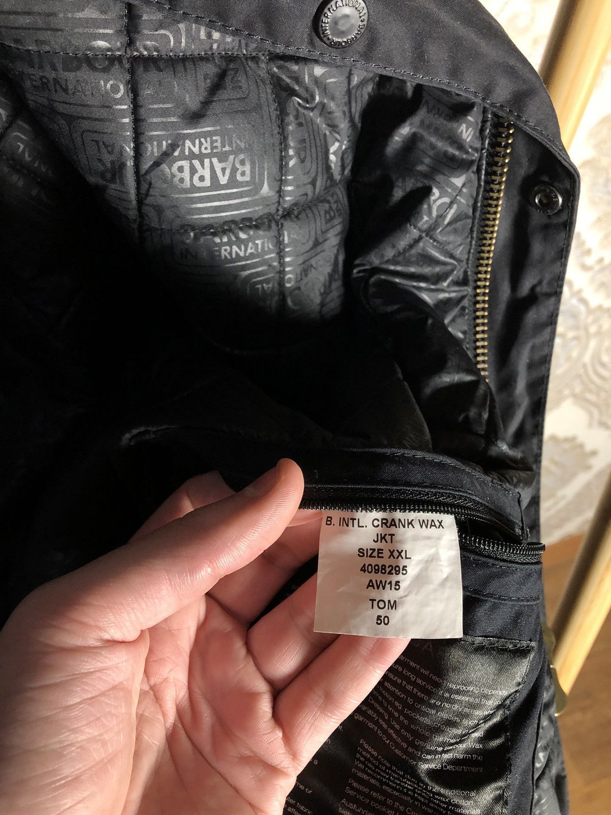 Barbour × Vintage VERY RARE BARBOUR INTERNATIONAL CRANK WAXED CASUAL JACKET Size US XXL / EU 58 / 5 - 10 Thumbnail