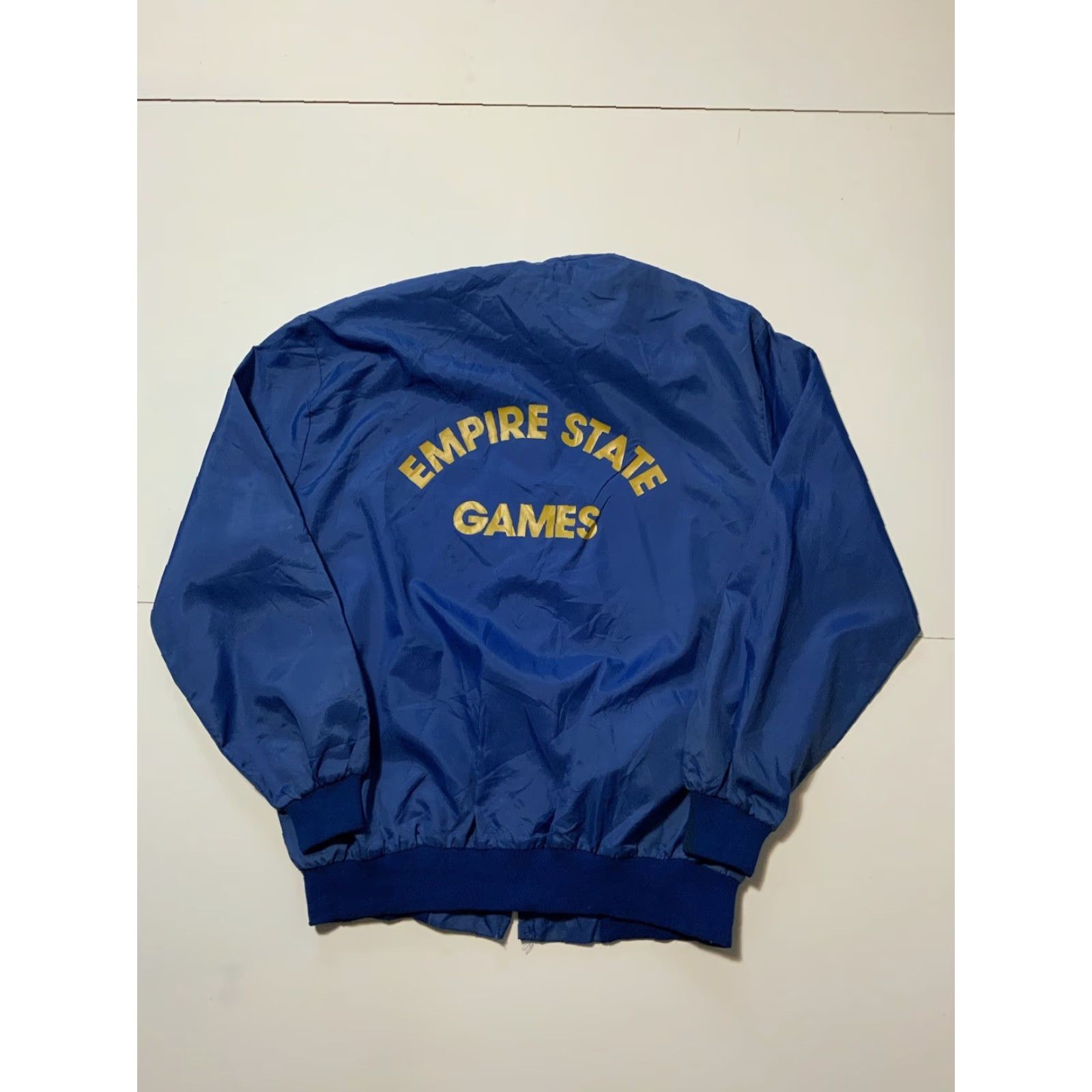 Vintage VINTAGE Duralux Windbreaker 1989 Empire State Games Ithaca New York State Parks NY Blue L Mens/Adults Jackets? Size US L / EU 52-54 / 3 - 3 Thumbnail