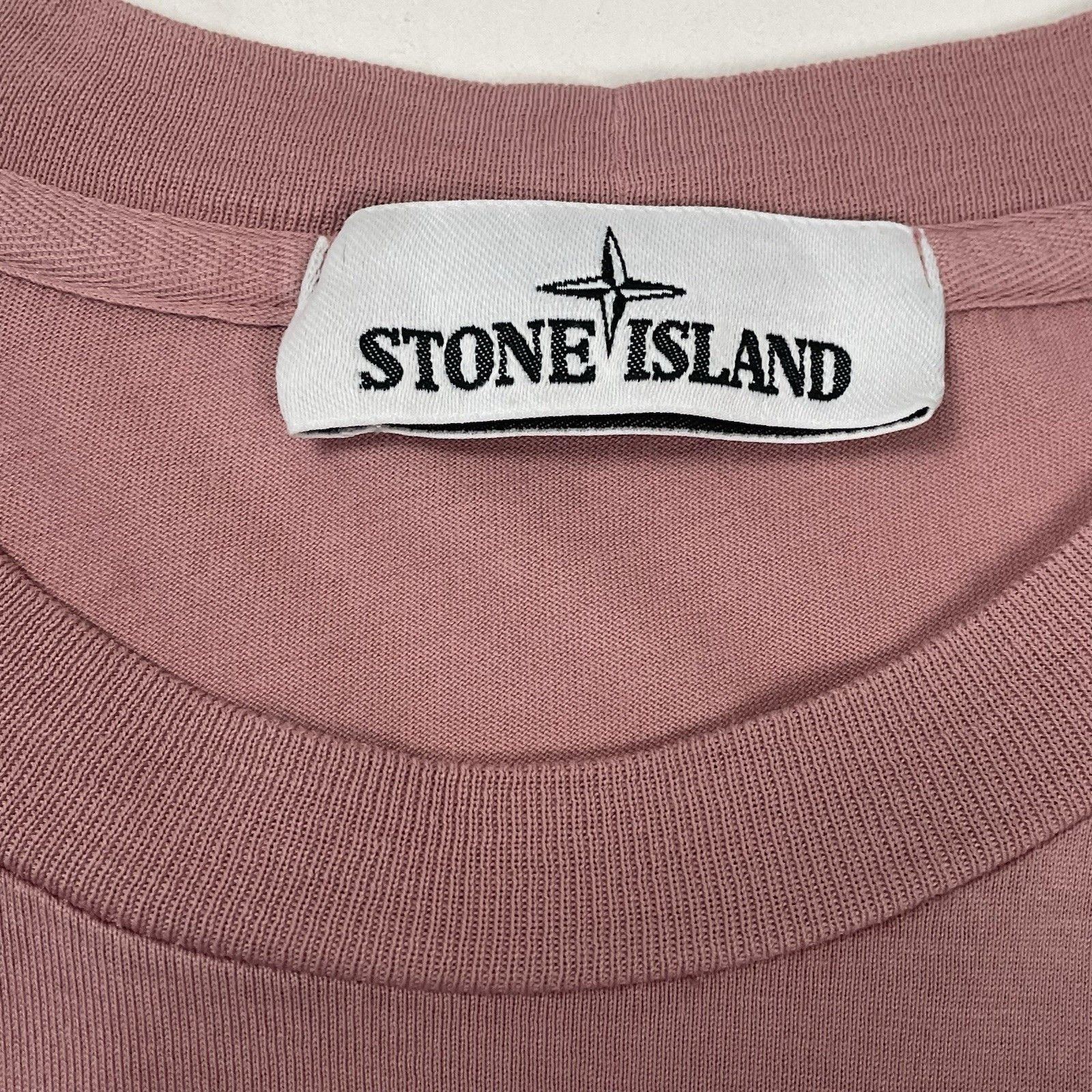Stone Island Stone Island Compass Logo T Shirt Men's Dust Pink Cotton S Size US S / EU 44-46 / 1 - 3 Thumbnail