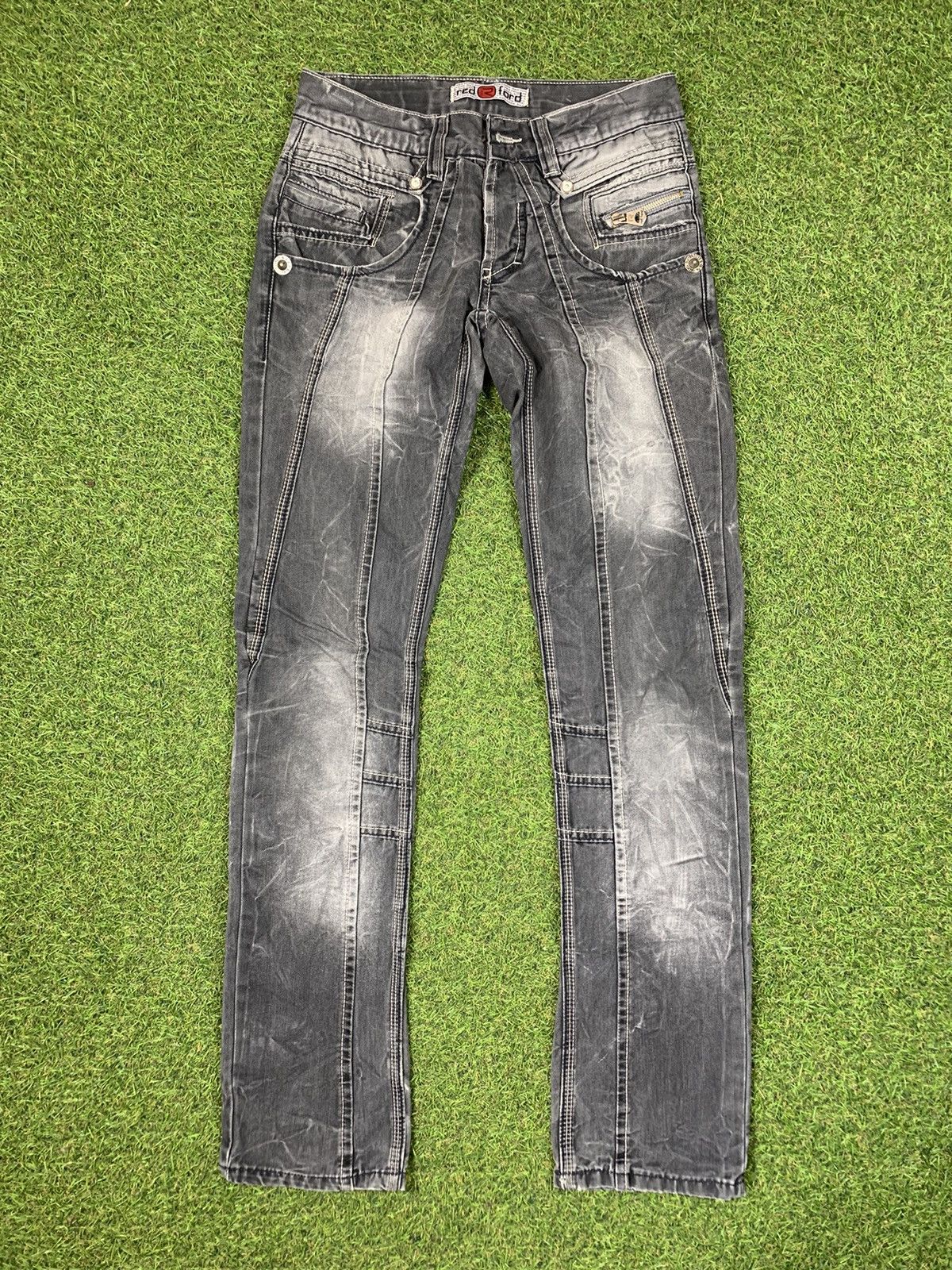 Japanese Brand Vintage Y2K Jeans faded denim Japanese style Size US 30 / EU 46 - 1 Thumbnail