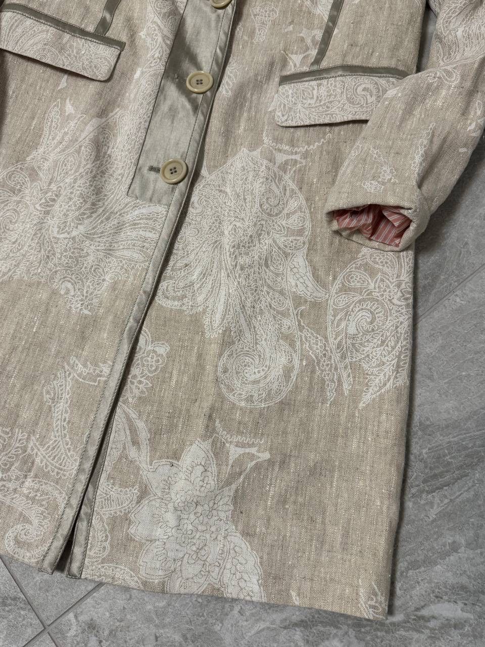 Etro ETRO Linen Coat Size S / US 4 / IT 40 - 2 Thumbnail