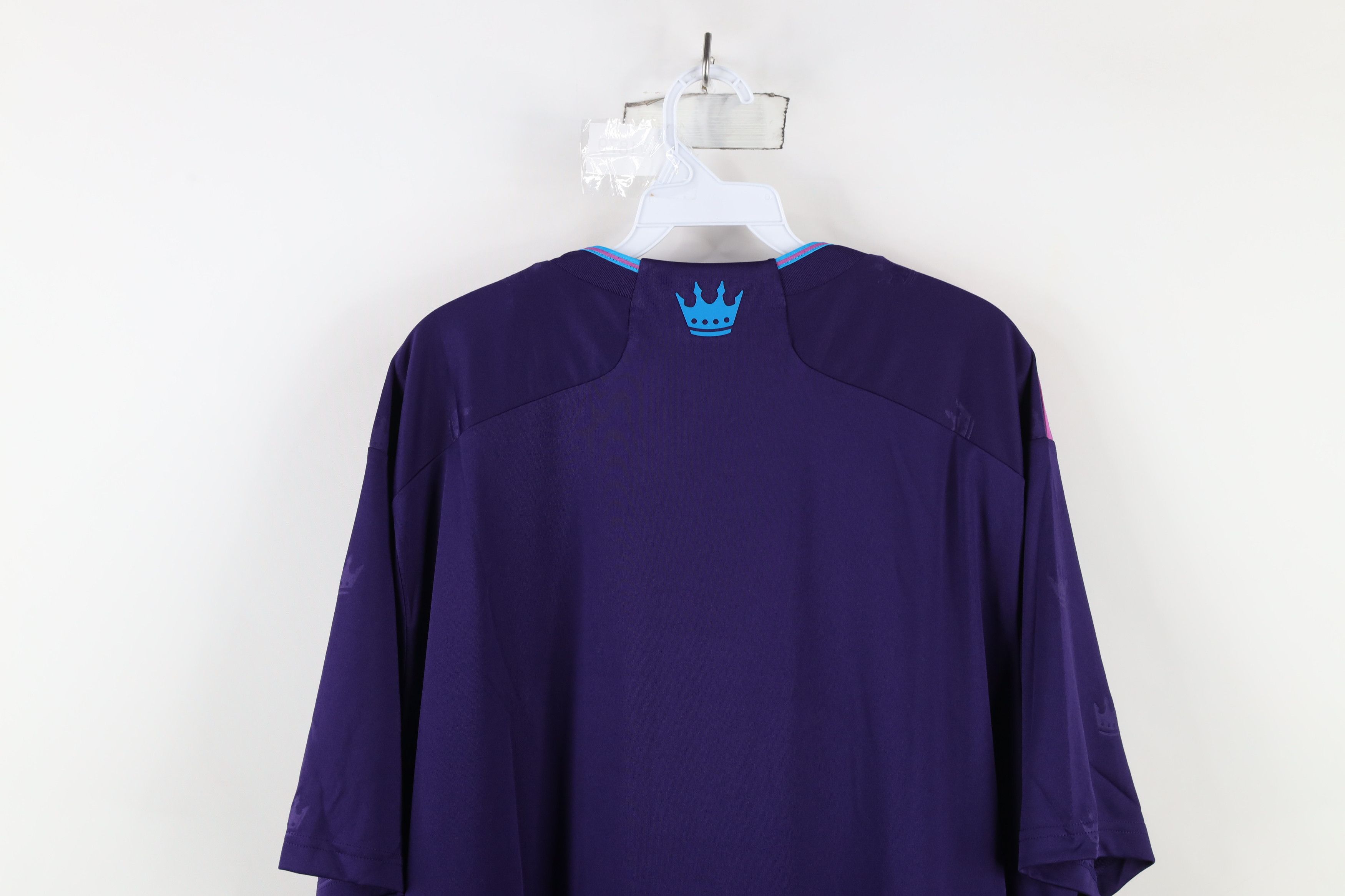 Adidas × Vintage New Adidas Charlotte Football Club Soccer Jersey Purple Size US XXL / EU 58 / 5 - 14 Thumbnail
