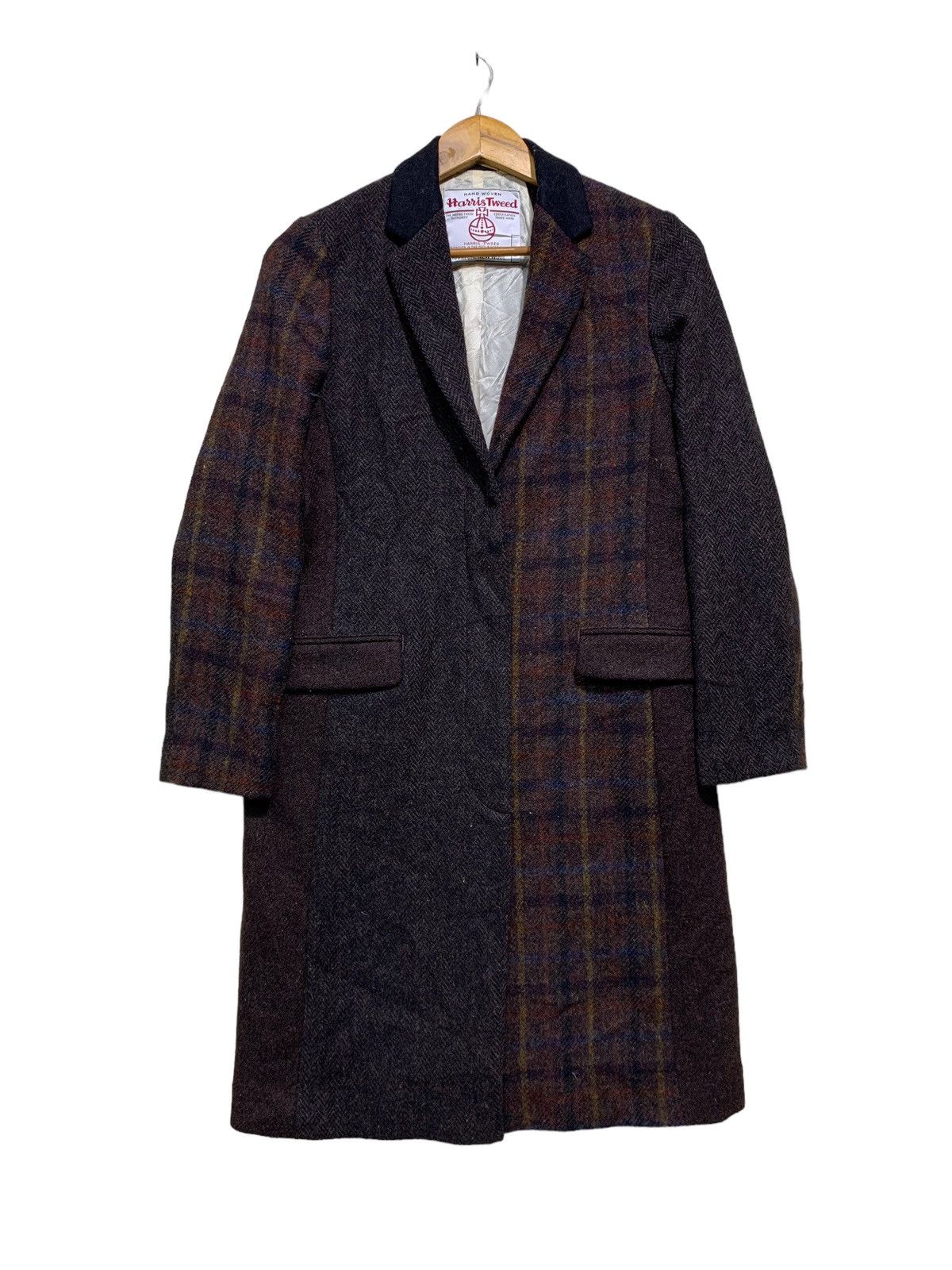 Beauty Beast × Harris Tweed 🔥HARRIS TWEED X BEAUTY YOUTH SPLIT WOOL OVERCOATS Size M / US 6-8 / IT 42-44 - 1 Thumbnail