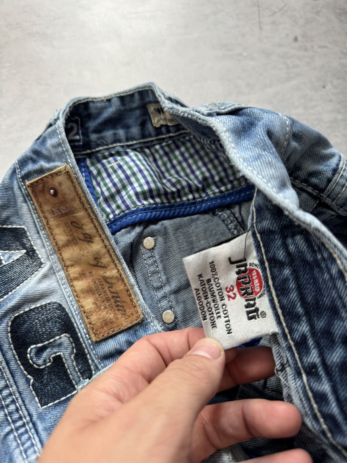 Designer Japrag Multipocket ay2J Drip Denim Japanese Designer Pants Size US 32 / EU 48 - 9 Thumbnail