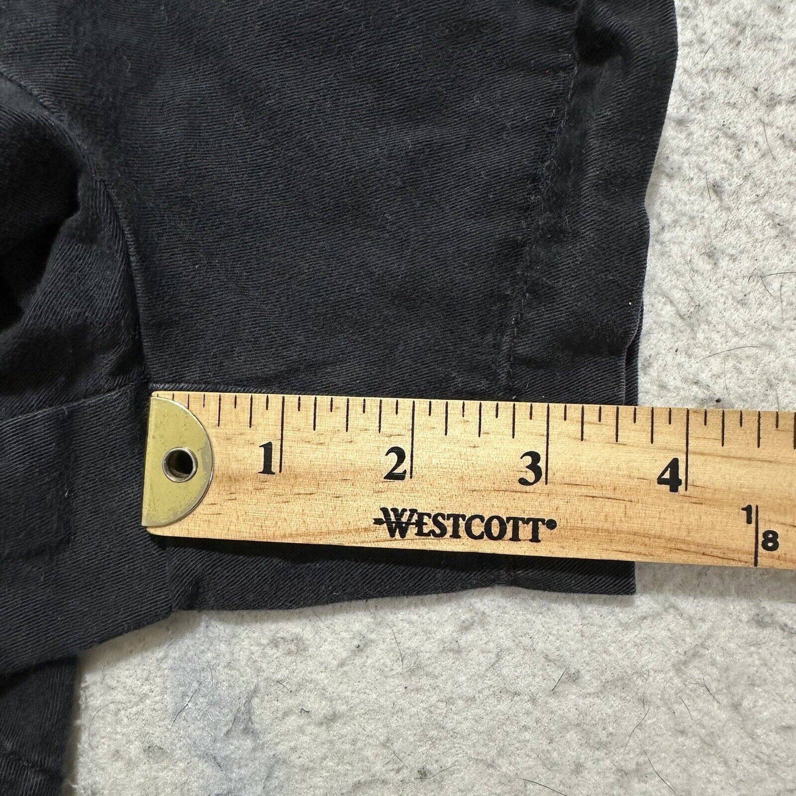 JCPenney JCPenney 14 3" Inseam Chino Shorts Black Mid Rise JCP Size 36" / US 14 / IT 50 - 12 Thumbnail