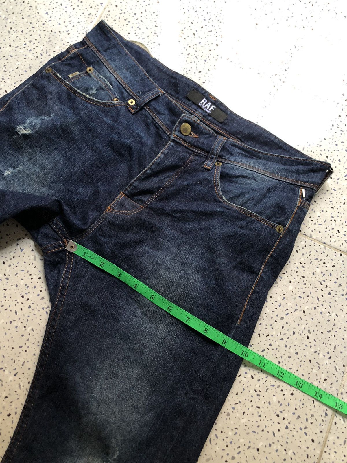 Designer Raf By Raf Simons Distressed Denim Size US 32 / EU 48 - 16 Thumbnail