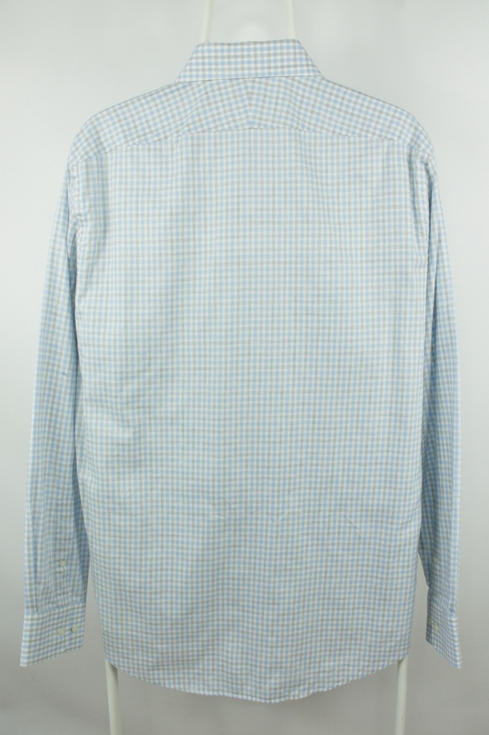 Designer × Suitsupply Suitsupply Albini Egyptian Cotton Slim Fit Plaid Dress Shirt Size US L / EU 52-54 / 3 - 6 Thumbnail