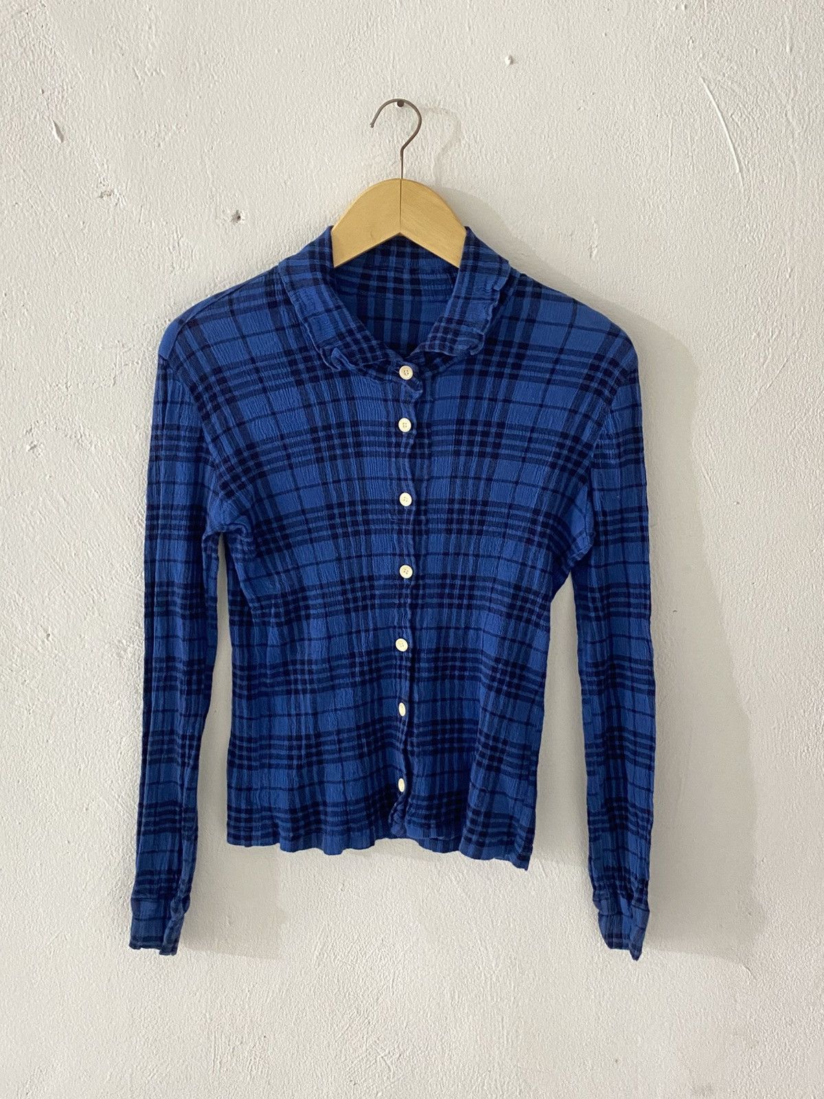 Pleats Please Issey Miyake Tsumori Chisato Pleated Button Ups Size M / US 6-8 / IT 42-44 - 2 Thumbnail