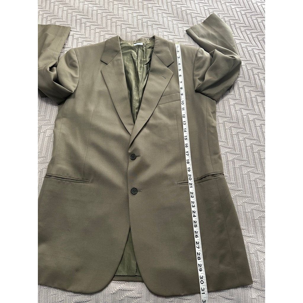 Brioni Vintage Brioni khaki tan wool two button blazer size 40R Size 40R - 8 Thumbnail