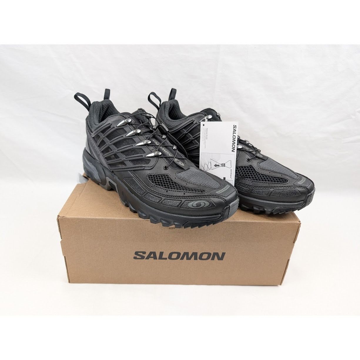 Salomon o1rshd1 Unisex Low-Top Sneakers in Black Size US 11 / EU 44 - 21 Thumbnail