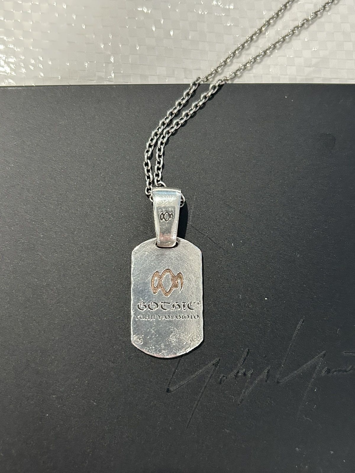 Yohji Yamamoto YOHJI YAMAMOTO GOTHIC WOLF DAGGER PENDANT WITH CHAN
