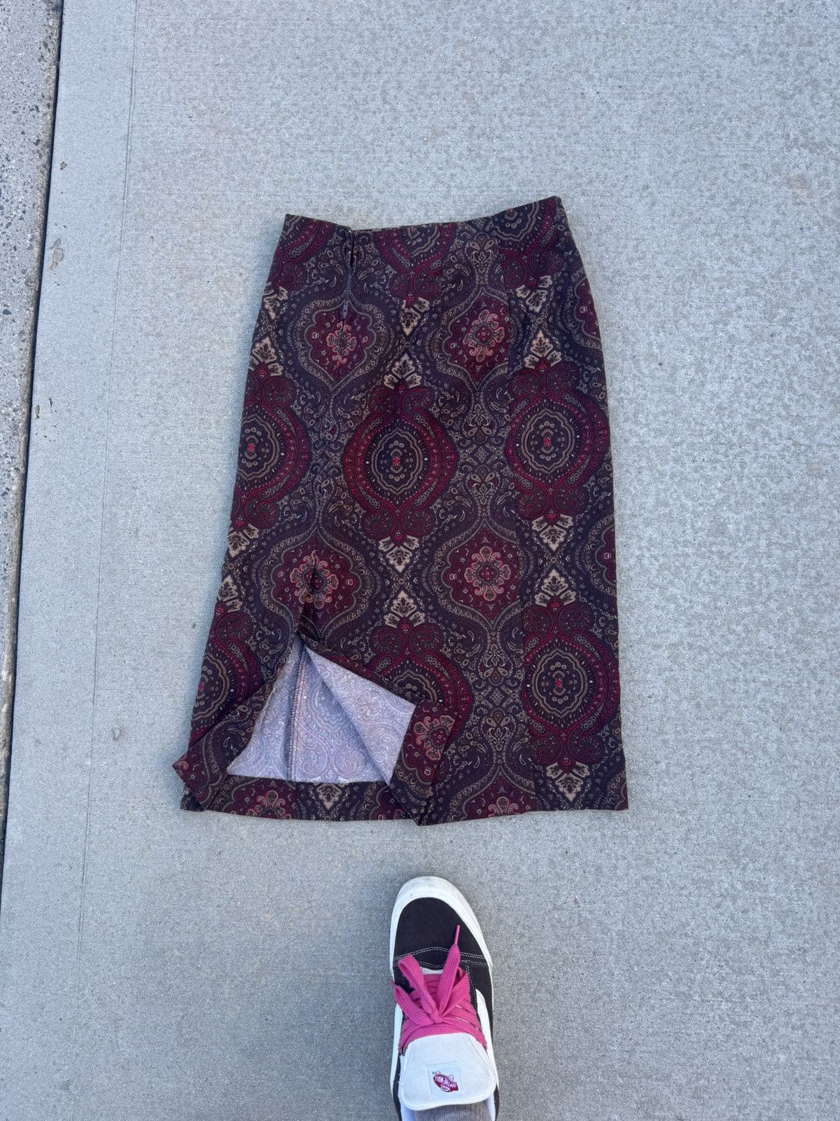 Other Vintage Briggs New York Paisley skirt Size 32" / US 10 / IT 46 - 4 Thumbnail