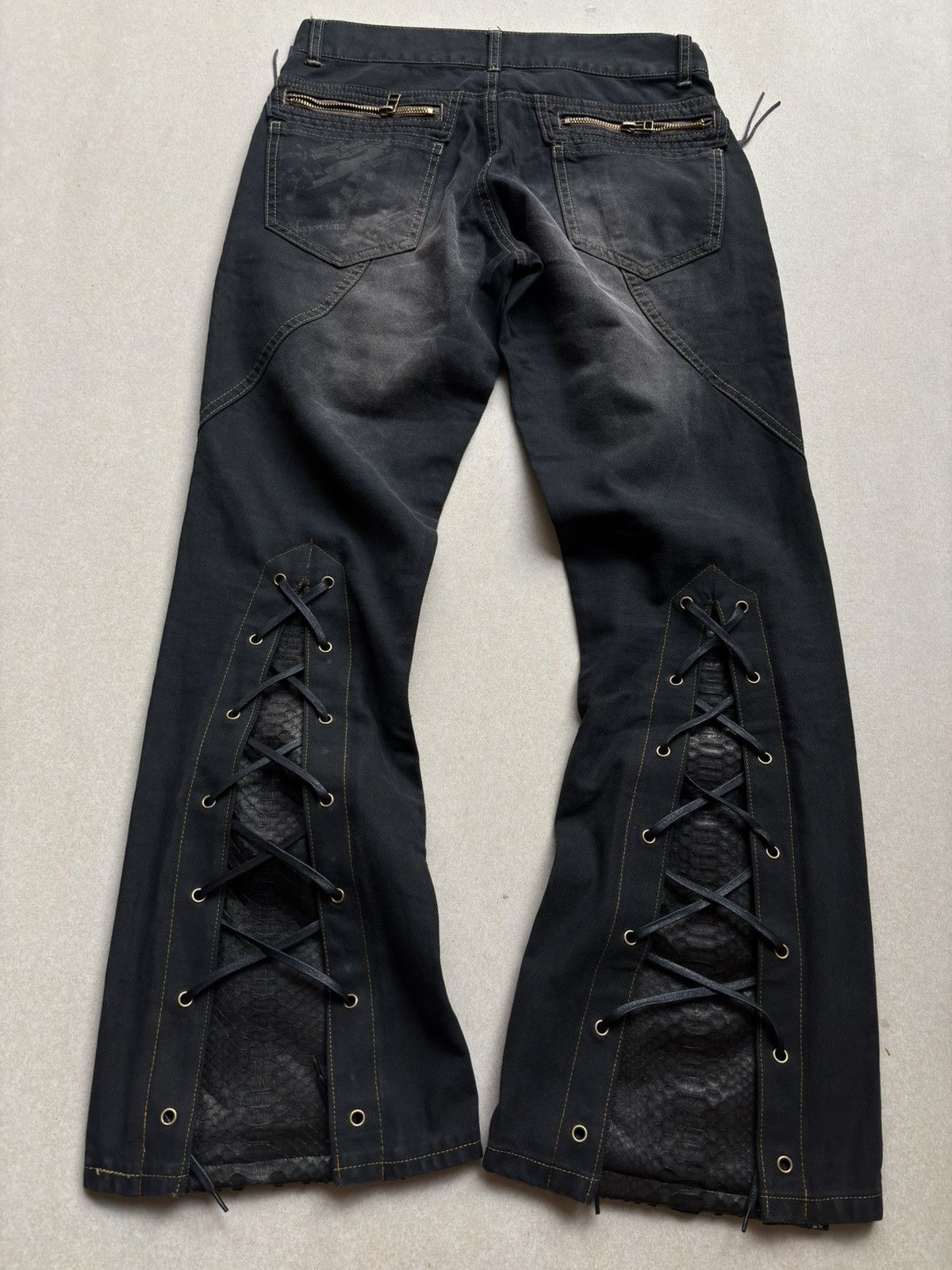 semanticdesign SEMANTIC DESIGN lace-up jeans Size US 28 / EU 44 - 2 Thumbnail