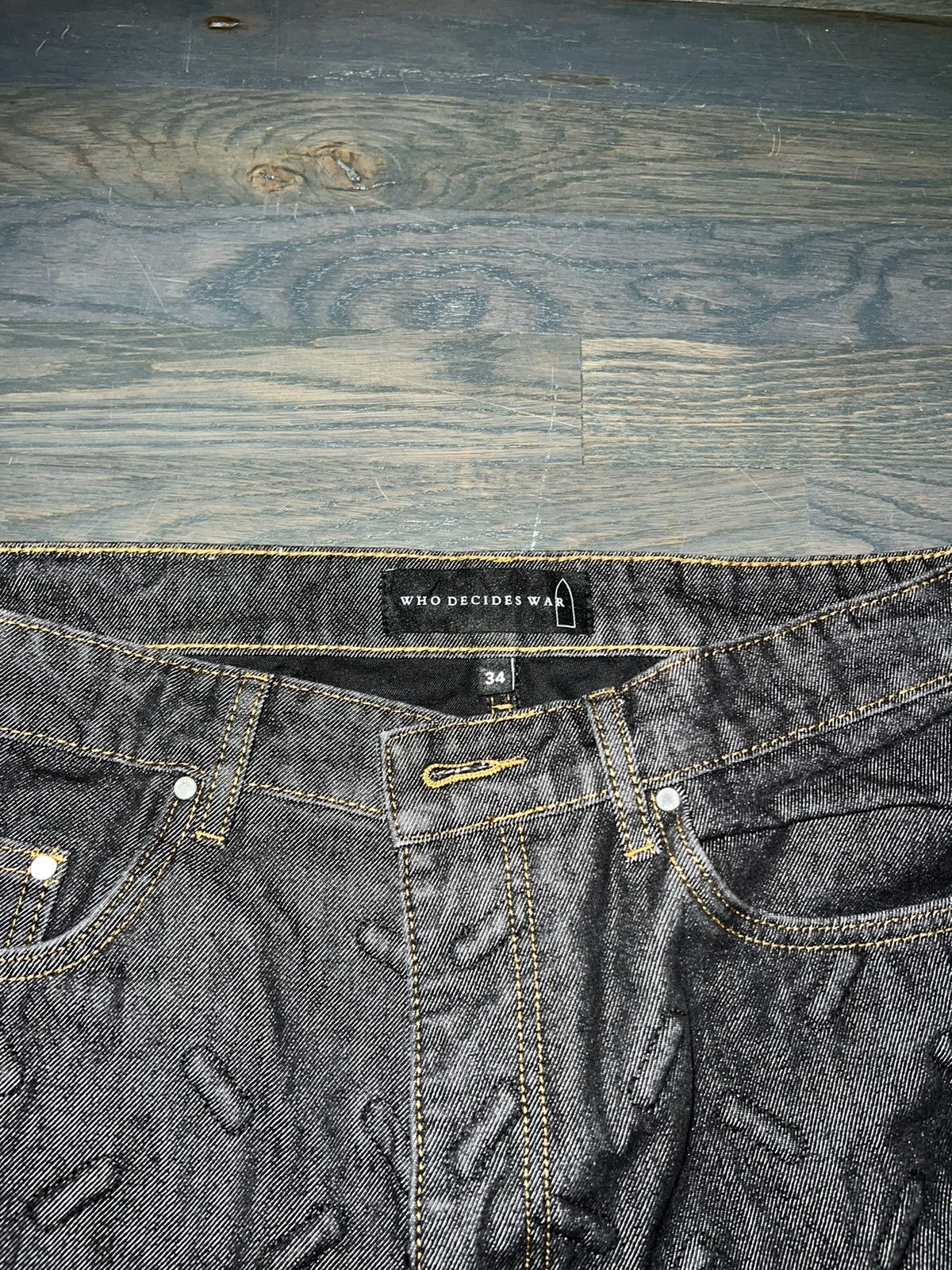 Who Decides War THREAD PLATE DENIM Size US 34 / EU 50 - 4 Thumbnail
