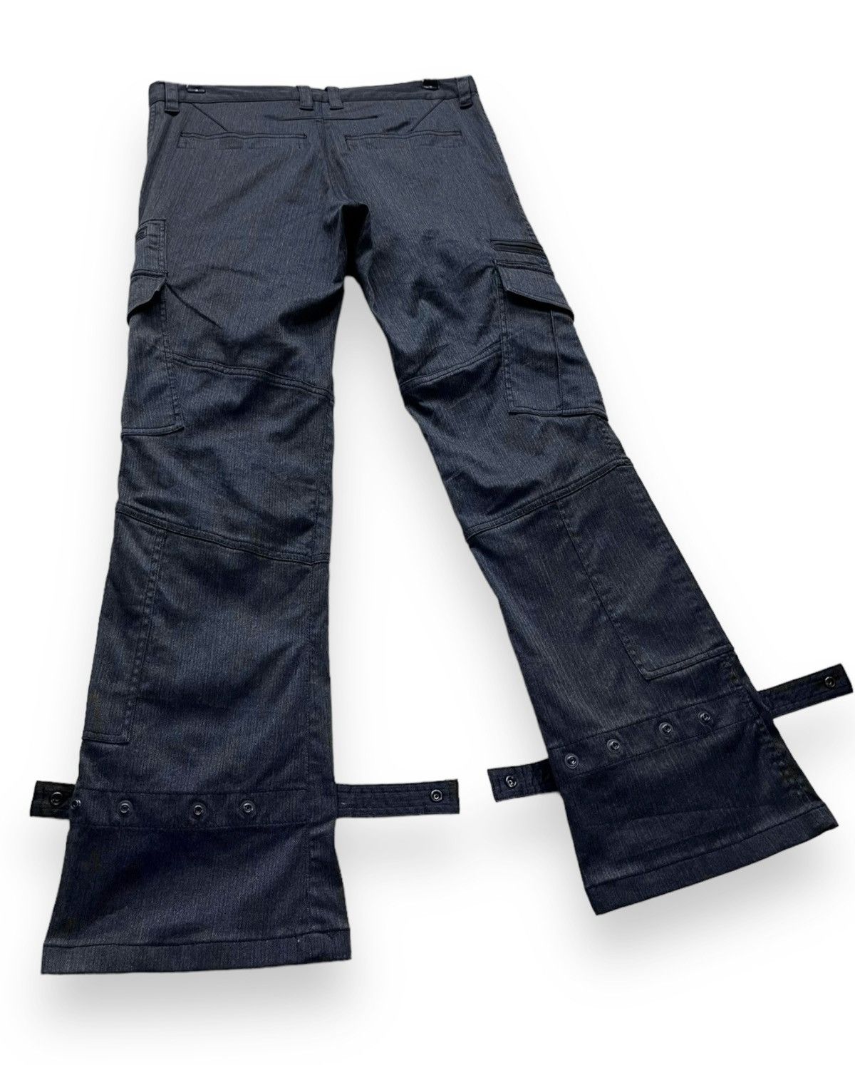 Tete Homme FYE🔥 90’s TETE HOMME Multipocket Bondage Flare Cargo Size US 30 / EU 46 - 7 Thumbnail