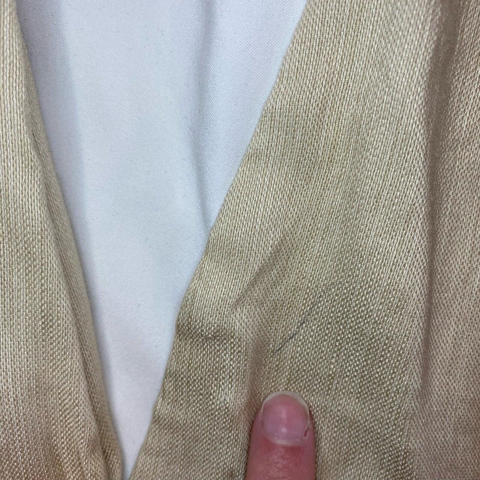 Other Antonio Melani Tan Sleeveless Wide Leg Jumpsuit Womens 12 Size XL / US 12-14 / IT 48-50 - 12 Thumbnail