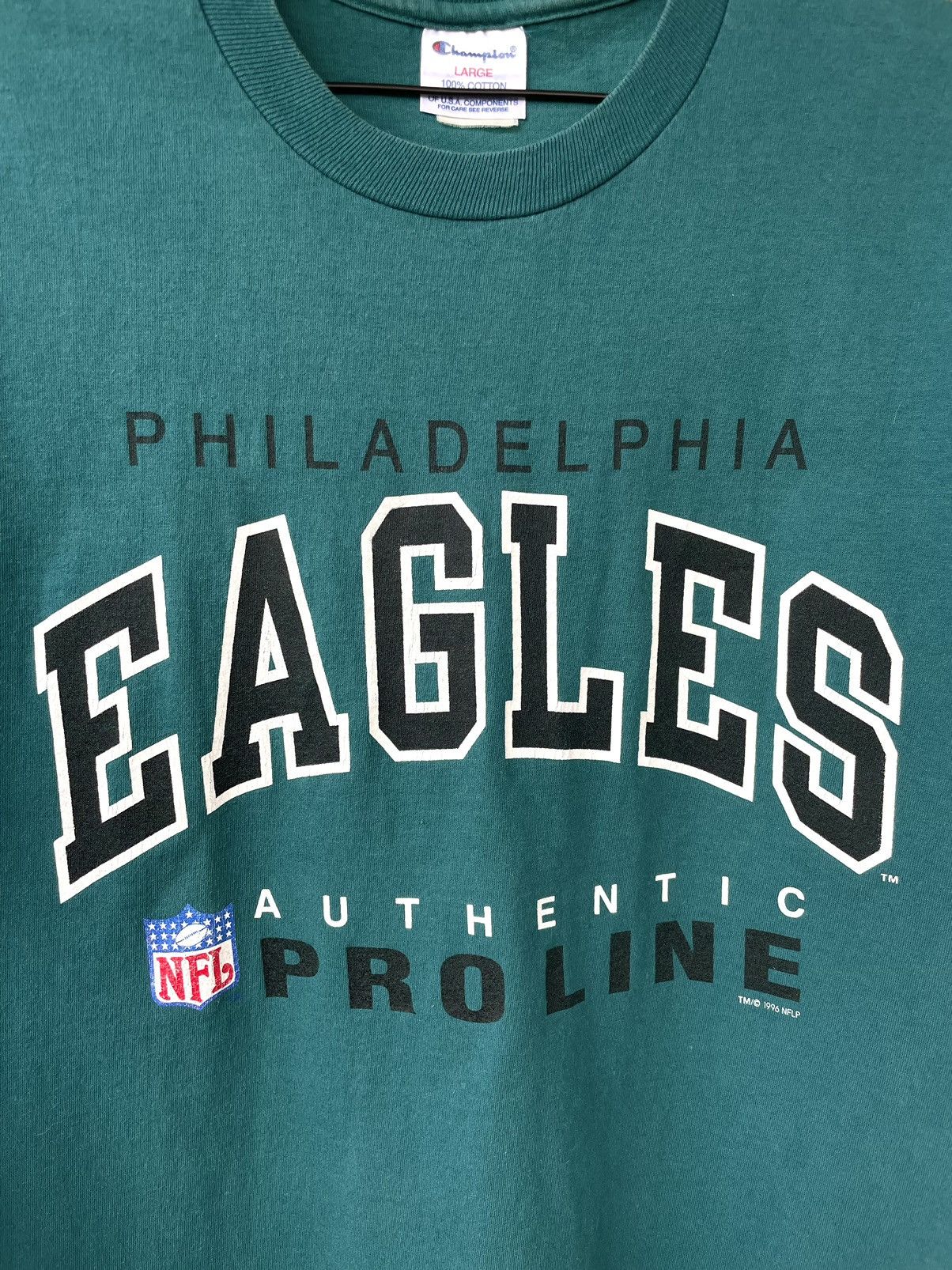 NFL Vintage 1996 Philadelphia Eagles NFL Football 90s T-Shirt Size US L / EU 52-54 / 3 - 2 Thumbnail