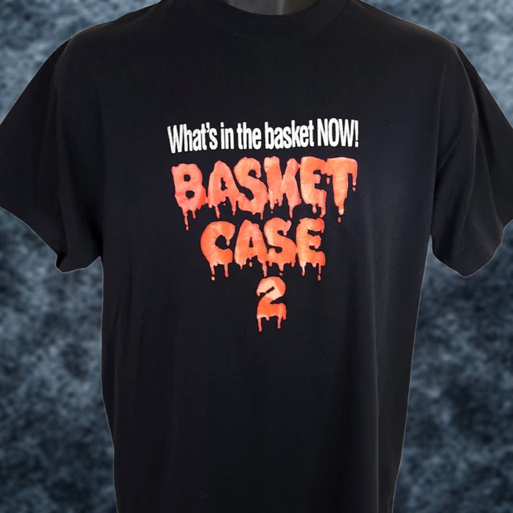 Vintage VINTAGE Basket Case 2 T Shirt Mens Size Medium Black 90s 1990 Horror Made In USA Mens Size US M / EU 48-50 / 2 - 1 Thumbnail