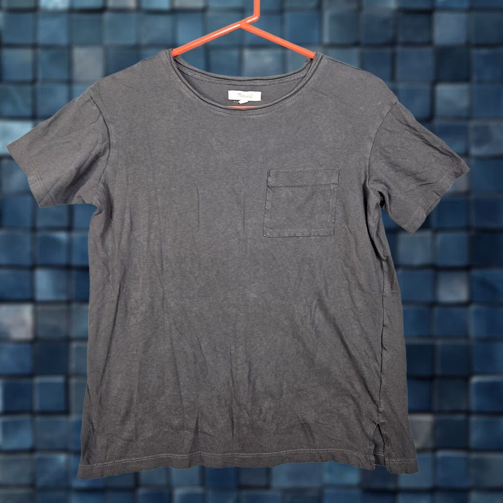 Madewell Madewell Women's Gray Short Sleeve Pocket Tee Size XXS Regular Cotton Blend T-Shirt, 2XS, Solid, Pullover, Basic Women's Top Size 24" / US 00 / IT 34 - 1 Thumbnail