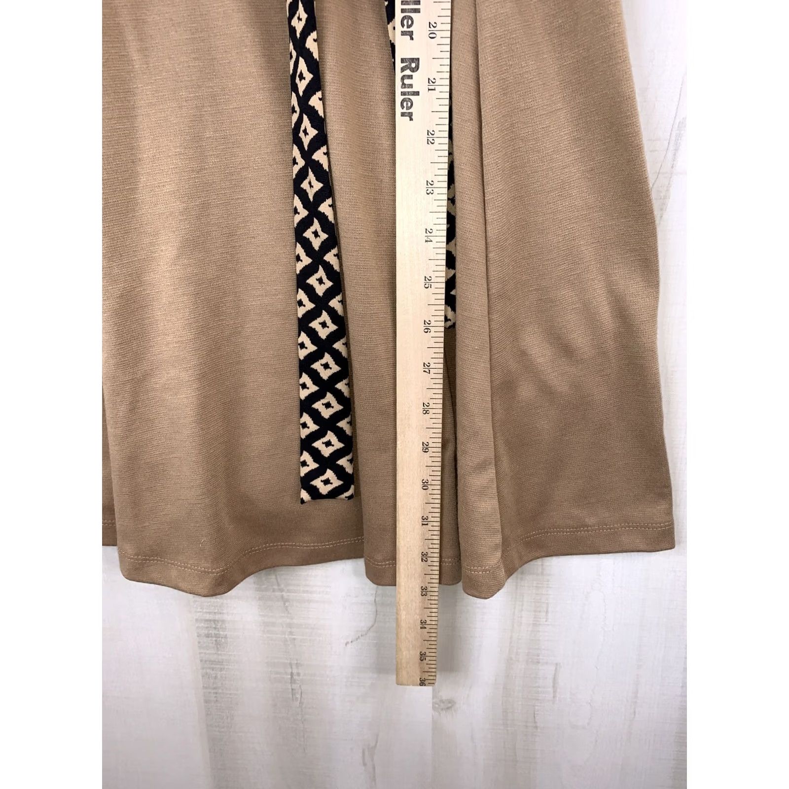 Vintage Monteau Beige Pleated Front Sleeveless Women’s Dress Medium-11204 Size M / US 6-8 / IT 42-44 - 4 Thumbnail