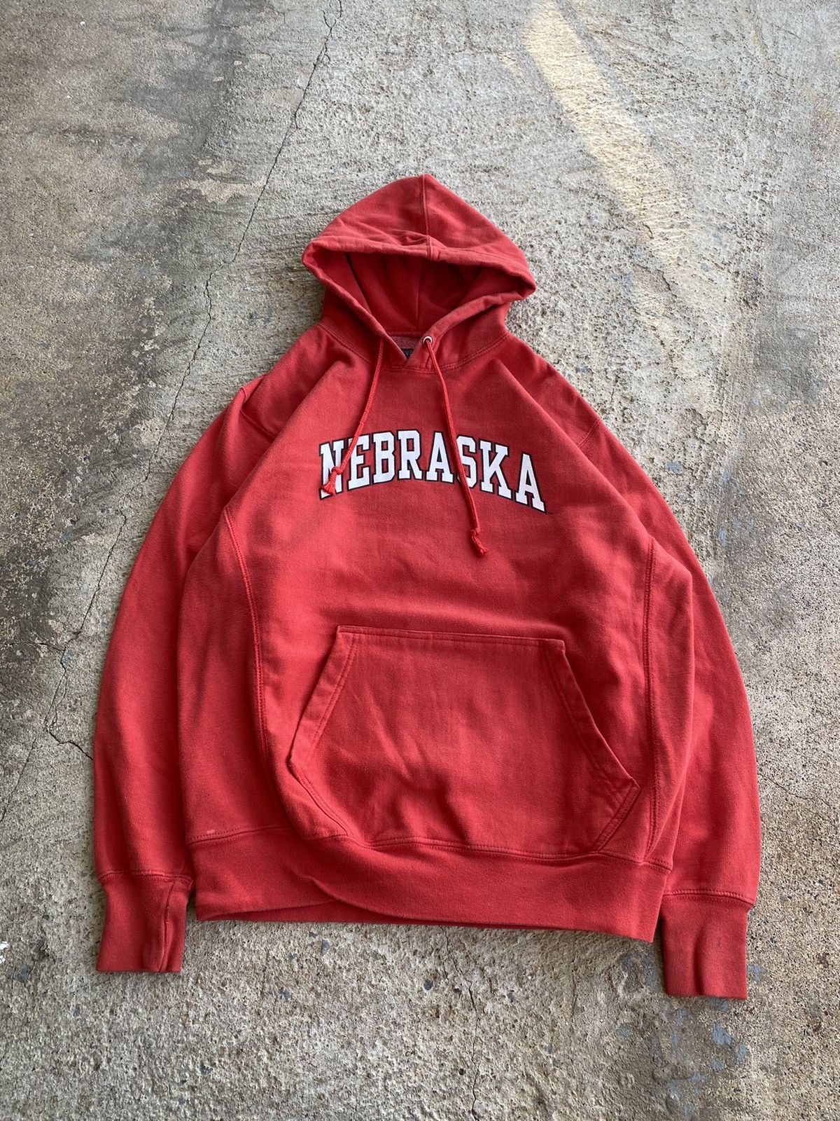 Champion × Vintage Vintage Y2K Nebraska Cornhuskers College Red Hoodie Size US S / EU 44-46 / 1 - 2 Thumbnail