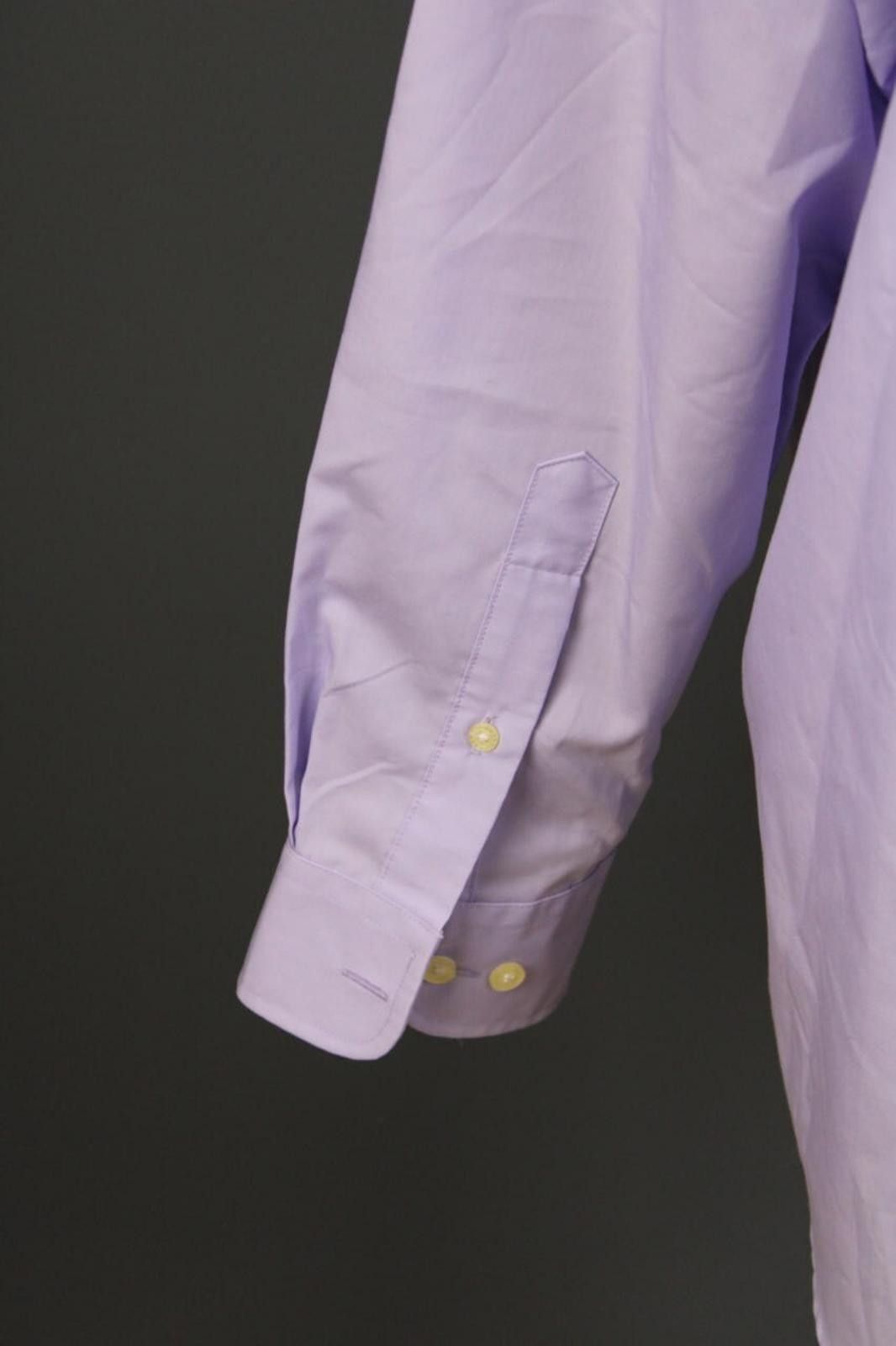 Designer Balmain Paris Purple Long Sleeve Button Down Shirt Size 44 Size US M / EU 48-50 / 2 - 12 Thumbnail