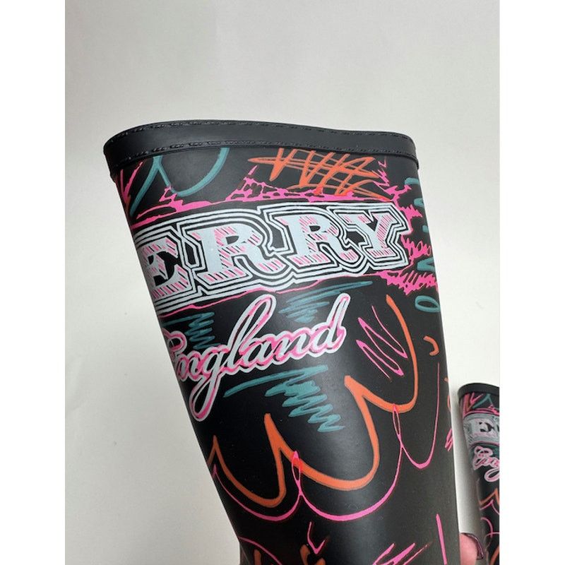 Burberry Burberry Black Doodle Graffiti Rubber Rain Boots Size 35 Size US 5 / IT 35 - 14 Thumbnail