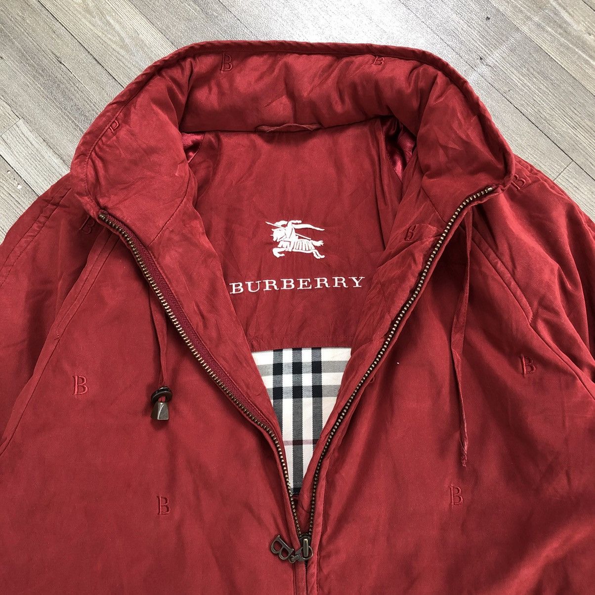 Burberry × Vintage Luxury Burberry London Nova Check Logo Long Coat Jacket Size US XL / EU 56 / 4 - 8 Thumbnail