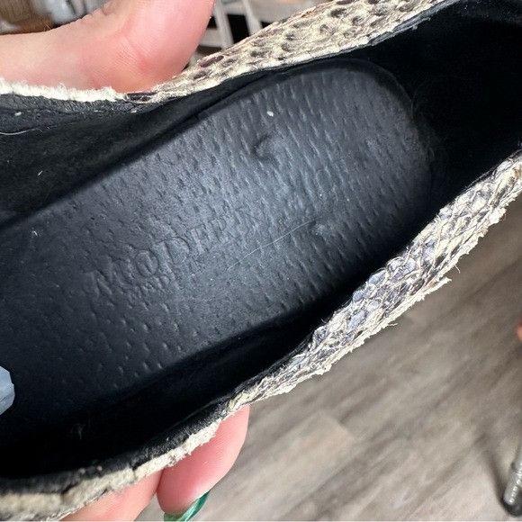 Other Modern Vice New York Leather Snake Print Booties Size US 8.5 / IT 38.5 - 10 Thumbnail
