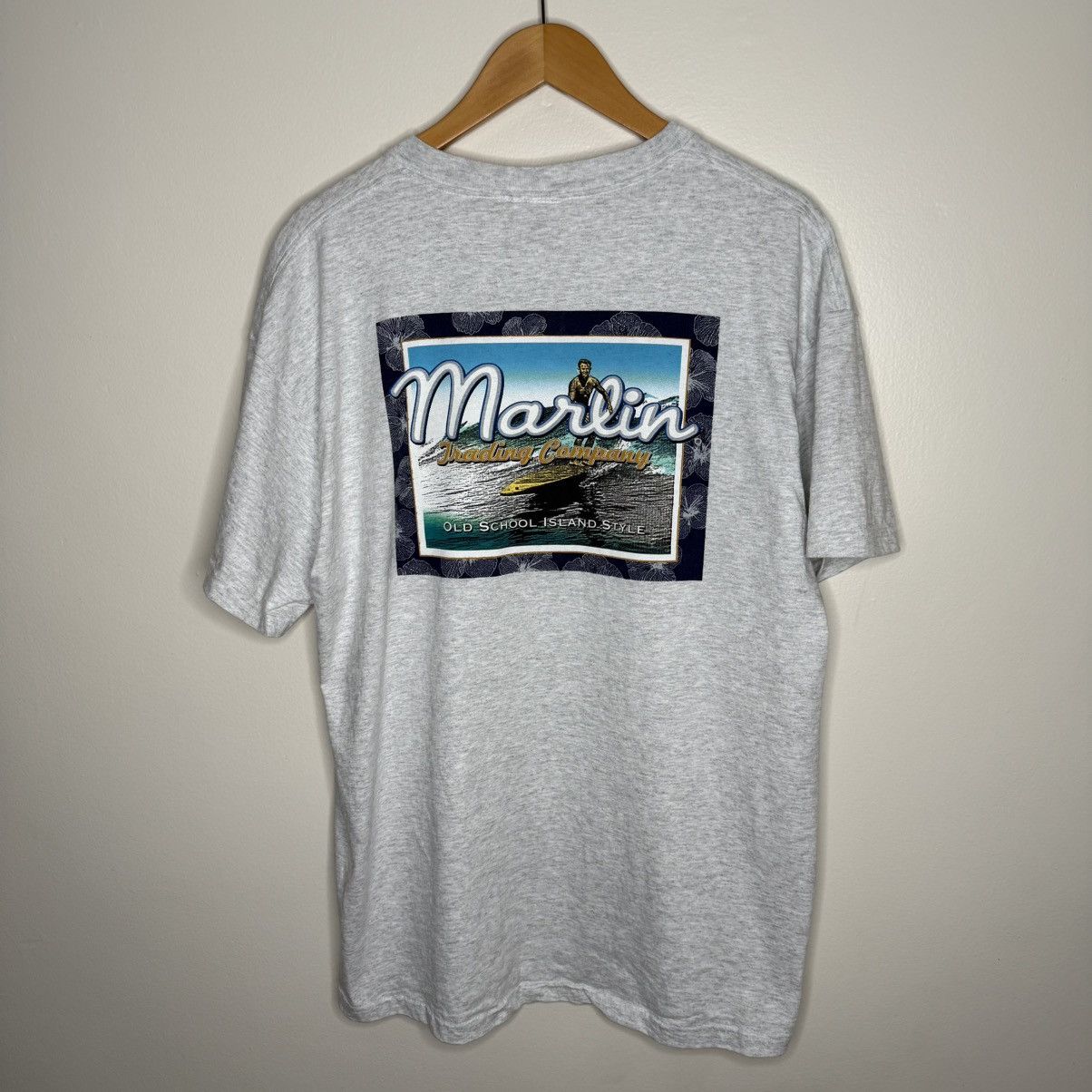 Vintage Marlin Trading Company T-Shirt Surf Old School Island Style Size US L / EU 52-54 / 3 - 8 Thumbnail