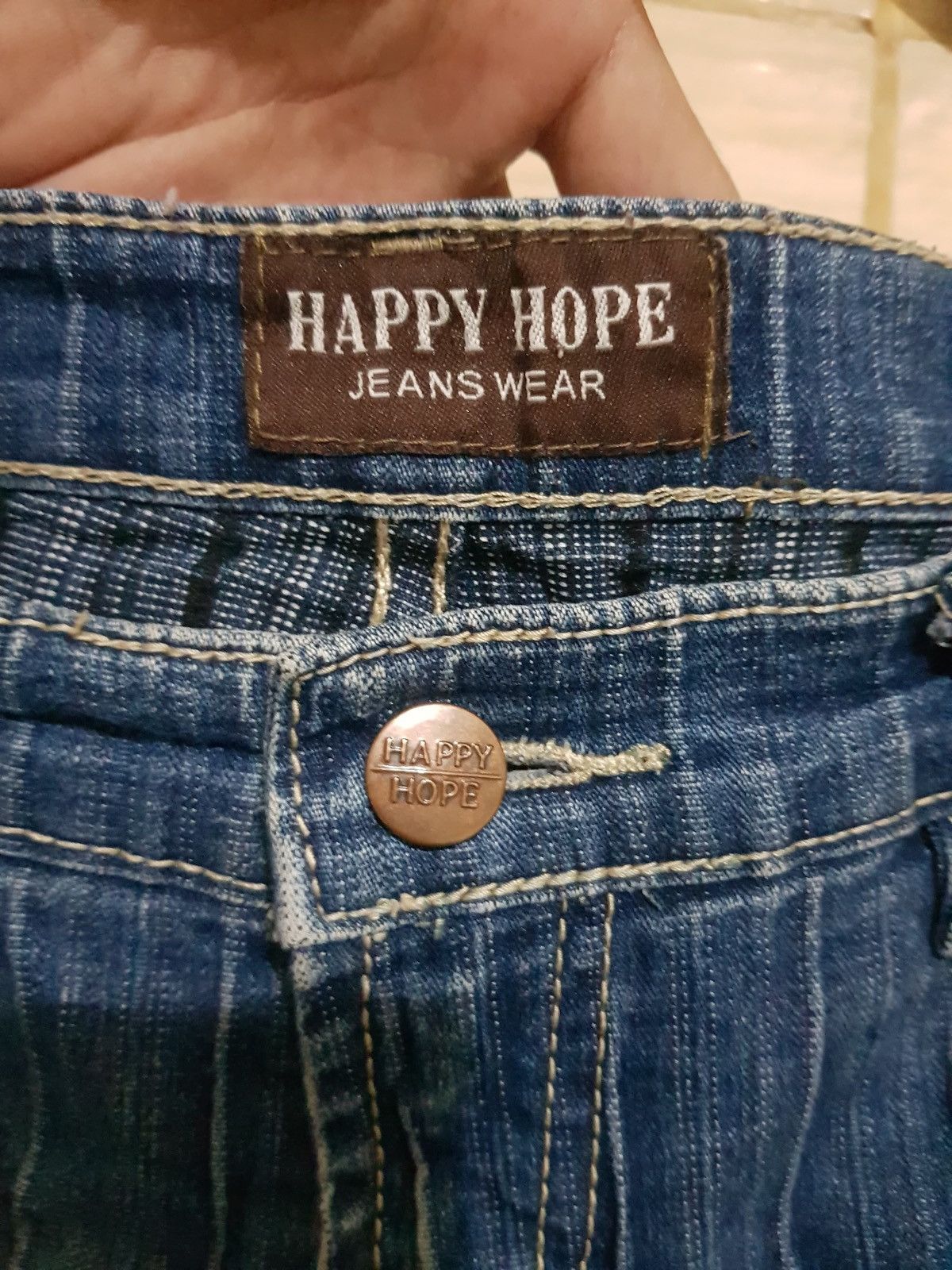 Japanese Brand Happy hope jeans wear Size 32" / US 10 / IT 46 - 4 Thumbnail