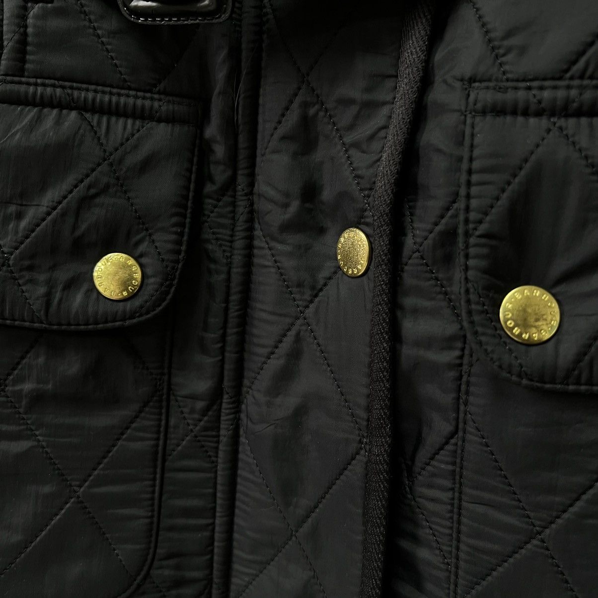 Barbour BARBOUR INTERNATIONAL Polar Quilted Jacket Belted Black Size M / US 6-8 / IT 42-44 - 8 Thumbnail