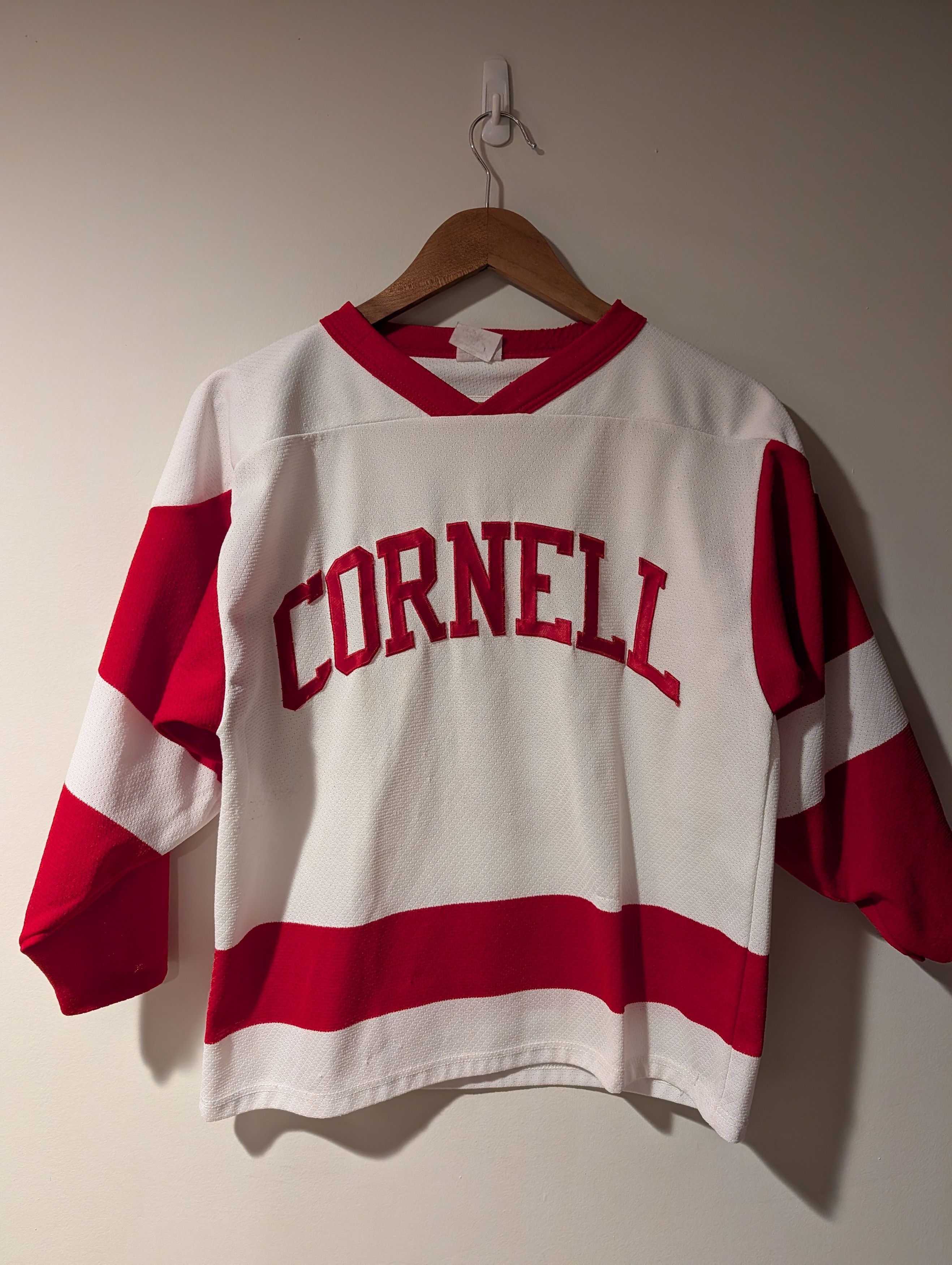 NCAA Vintage 90s Cornell University Gooley YOUTH Hockey Jersey Size US M / EU 48-50 / 2 - 1 Thumbnail