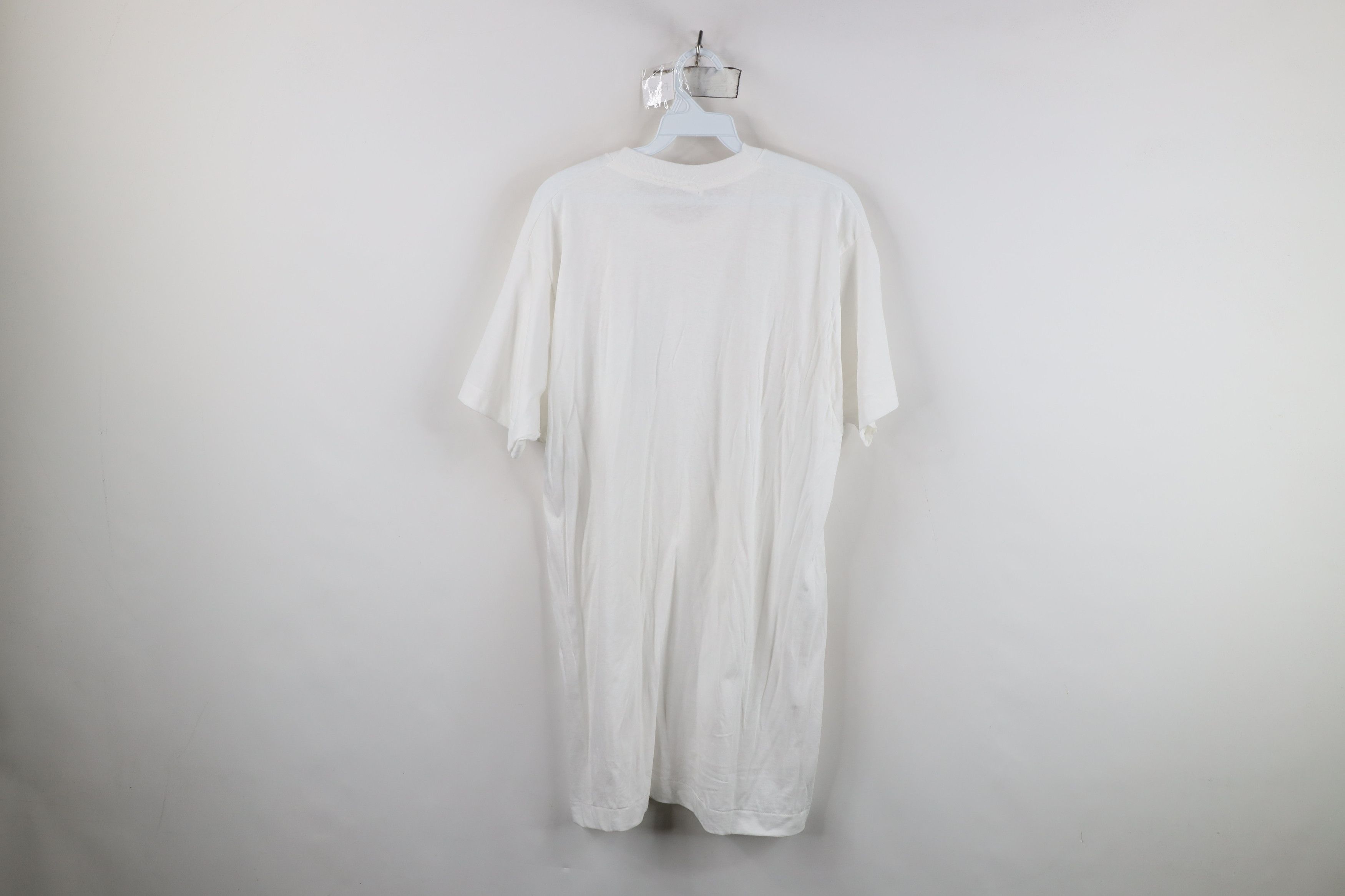 Vintage Vintage 90s Streetwear Cotton Short Sleeve T-Shirt White USA Size US XL / EU 56 / 4 - 8 Thumbnail