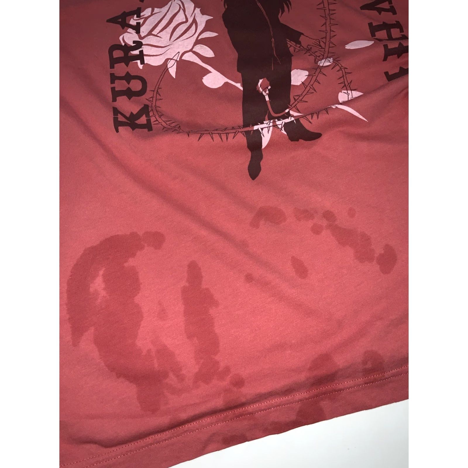 Uniqlo VINTAGE Uniqlo UT YuYu Hakusho Kurama Rose Whip Shonen Jump Manga Graphic T-Shirt Sz.L Mens Pink Size US L / EU 52-54 / 3 - 7 Thumbnail