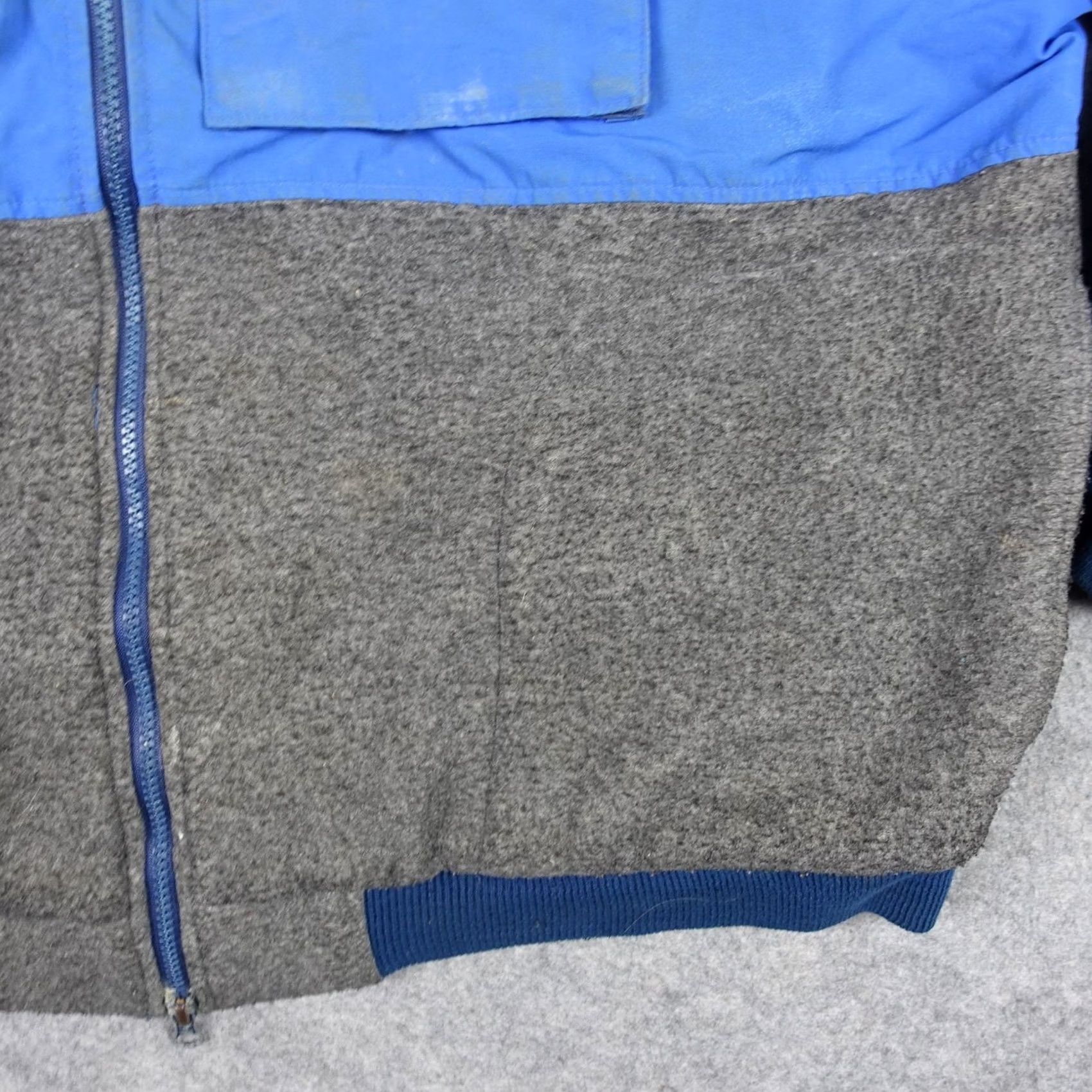 Vintage Stormy Seas Jacket Mens 2XL Blue Hooded Bomber Fleece Lined Workwear USAZippered Front Pocket, Casual, Outdoor Mens 2XL Blue Jacket Size US XXL / EU 58 / 5 - 6 Thumbnail