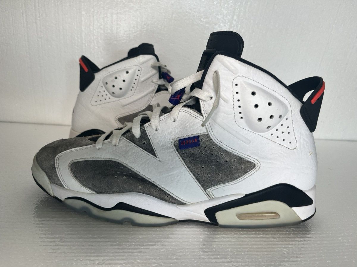 Jordan Brand Air Jordan 6 Retro LTR White Flint Flight Nostalgia Sz 14 Size US 14 / EU 47 - 4 Thumbnail