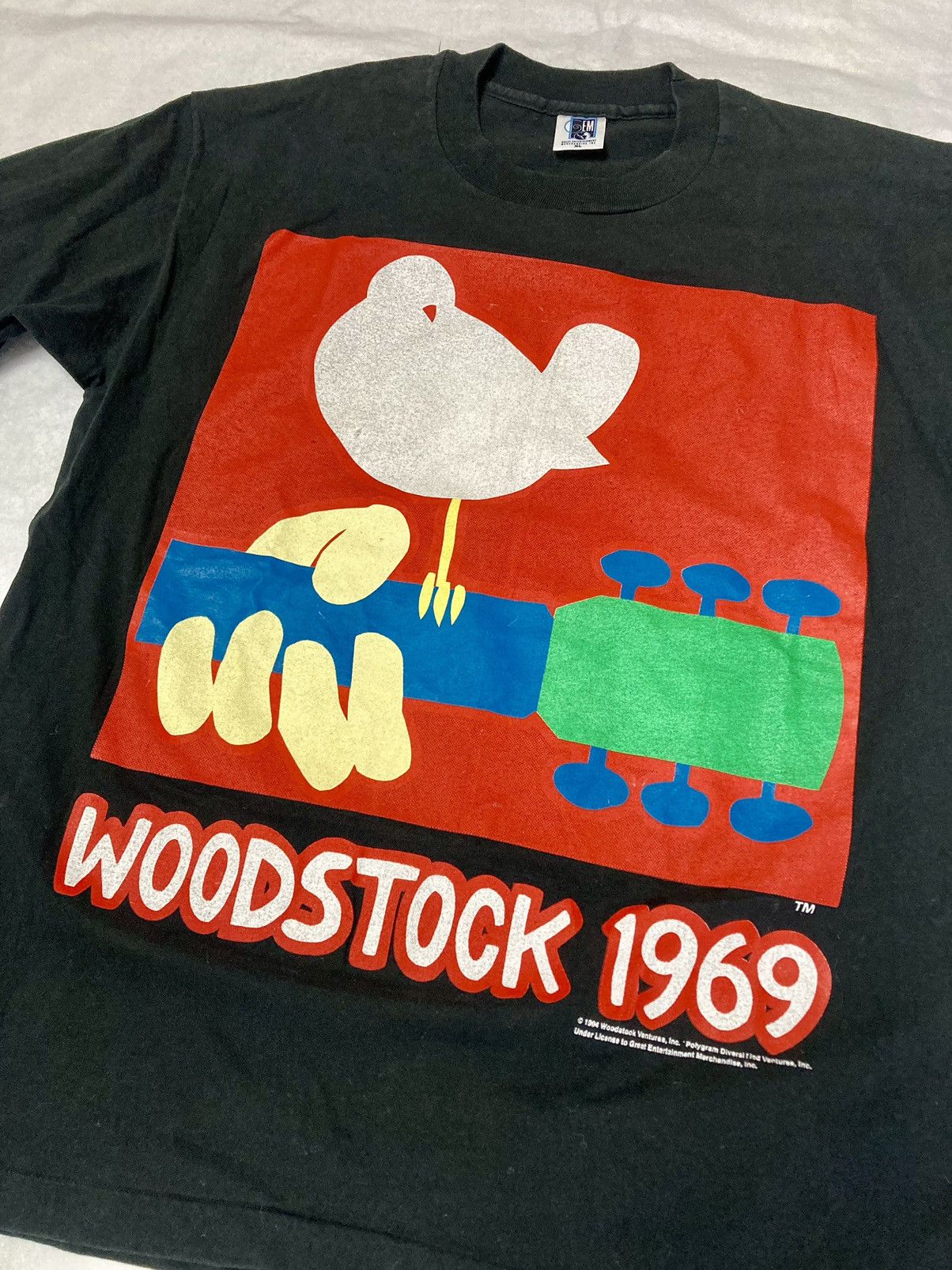 Vintage Vintage 1994 Woodstock T shirt Size US XL / EU 56 / 4 - 2 Thumbnail