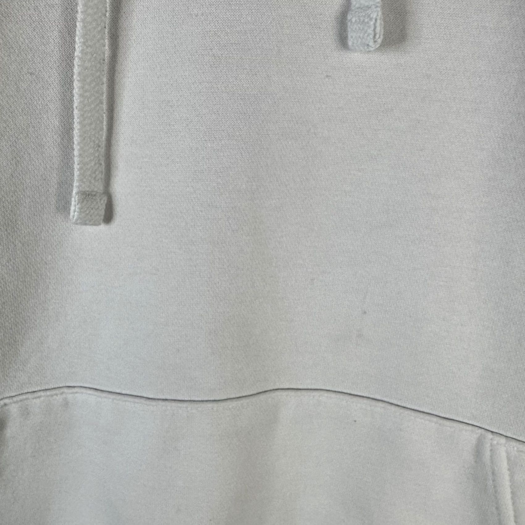 Nike Nike Hoodie Mens Large White Pullover Fleece Sweatshirt Swoosh Logo Embroidered Pockets Size US L / EU 52-54 / 3 - 6 Thumbnail