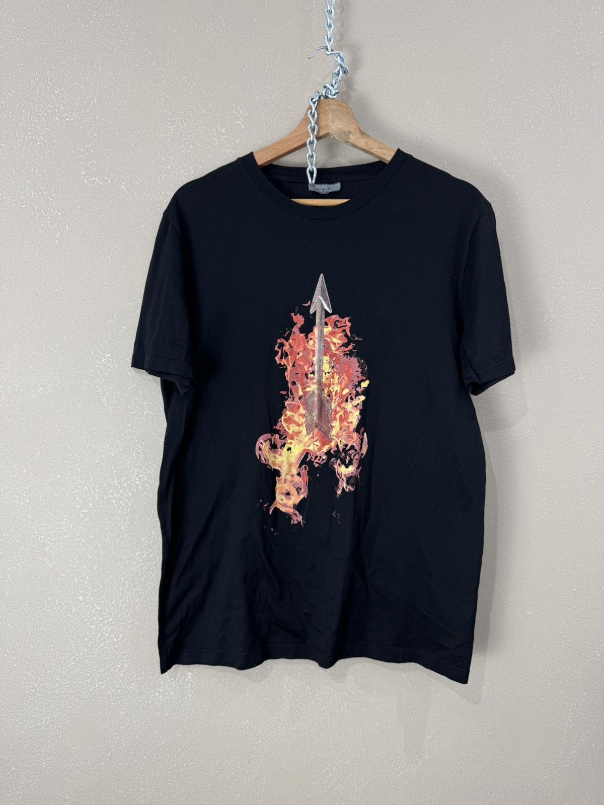 Lanvin Lanvin T-shirt Designer Italy Abstract arrow Logo Tee Size US M / EU 48-50 / 2 - 1 Thumbnail