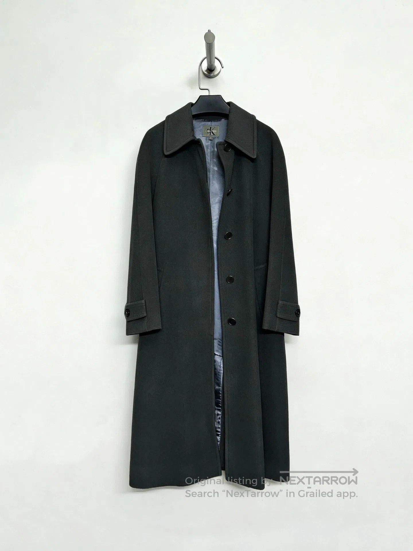Calvin Klein Calvin Klein 1990s Vintage Minimalist Coat. Size XL / US 12-14 / IT 48-50 - 1 Thumbnail