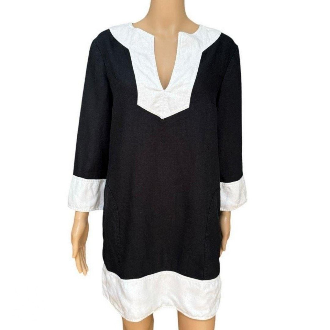 Michael Kors Michael Kors 3/4 sleeve linen shift dress sz M Size M / US 6-8 / IT 42-44 - 2 Thumbnail