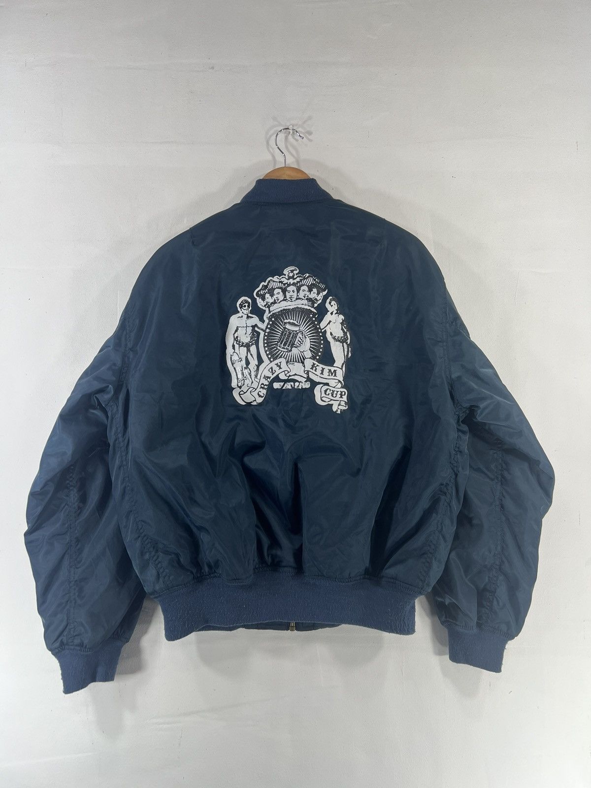 Vintage Crazy Kim Cup Ma-1 bomber jacket Size US L / EU 52-54 / 3 - 2 Thumbnail