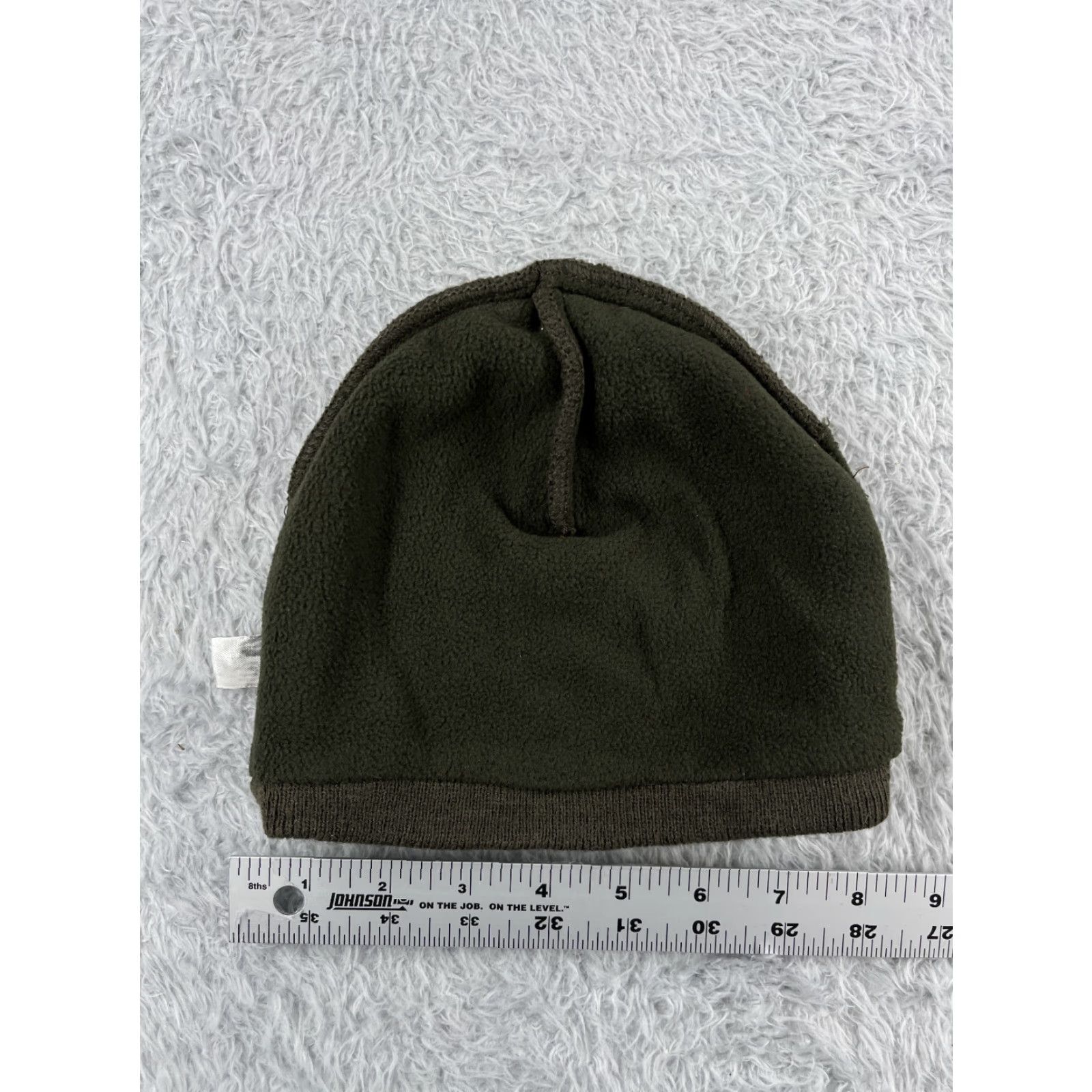 Vintage VINTAGE US Army Beanie Toque Adult Small Green Gray Knit Acrylic Polyester Lined Ski Size ONE SIZE - 4 Thumbnail