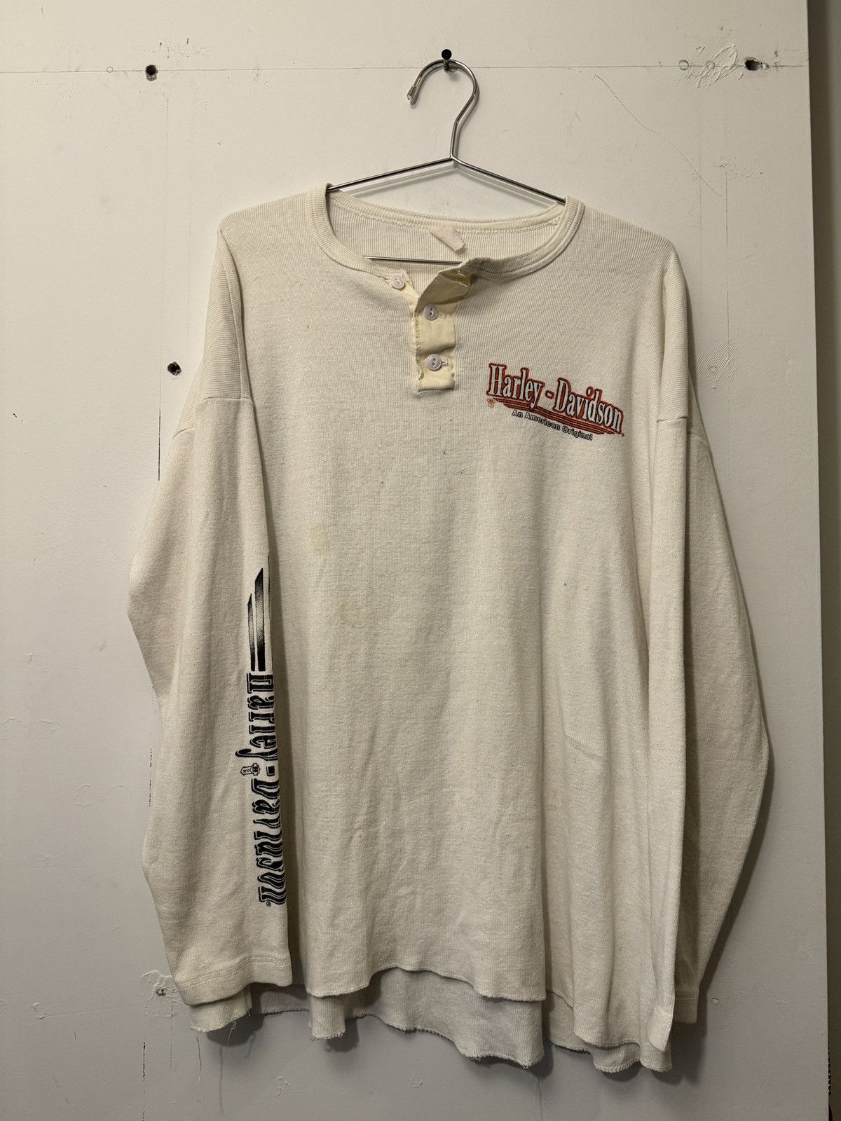 Harley Davidson Thrashed Faded Distressed Harley Shirt ERD Grunge WCC Chrome Size US XXL / EU 58 / 5 - 4 Thumbnail