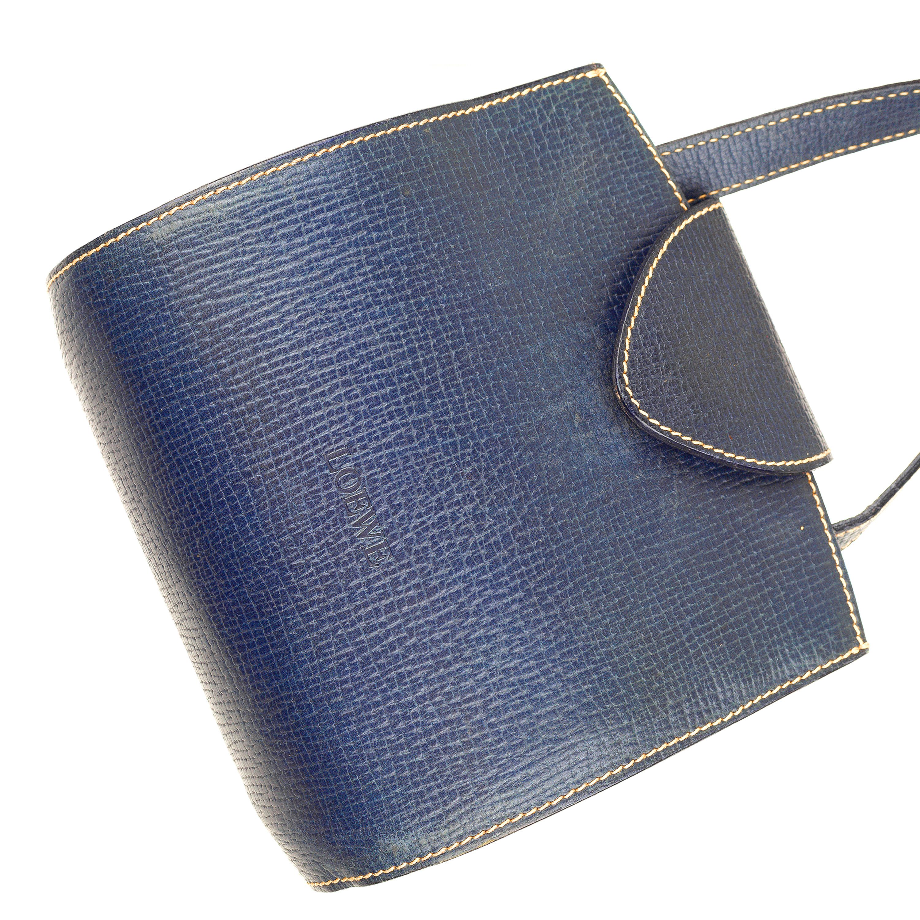 Loewe Loewe Madrid 1846 Vintage Navy Blue Crossbody Bag Size ONE SIZE - 5 Thumbnail